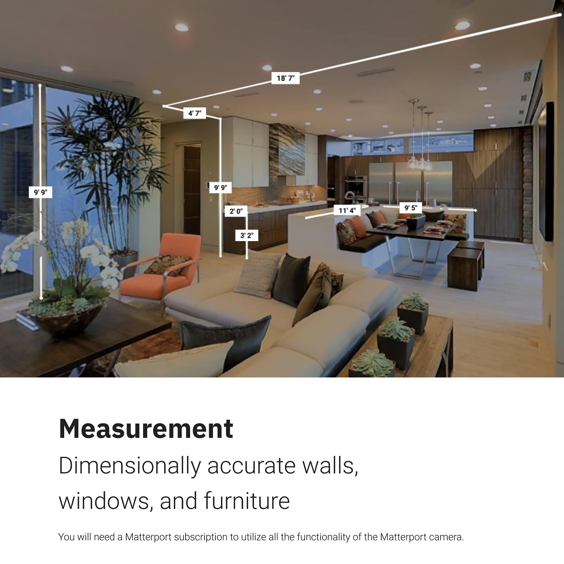 Matterport Pro2 3D-Kamera 360 4K 134MP Scanner