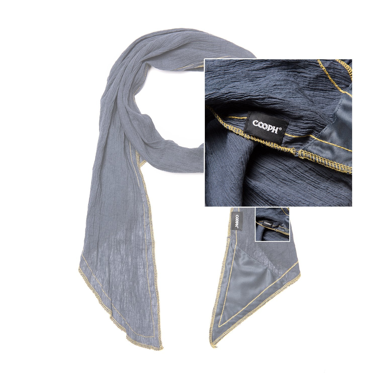 COOPH Scarves Scarf ORIGINAL Schal Grau Mikrofaser