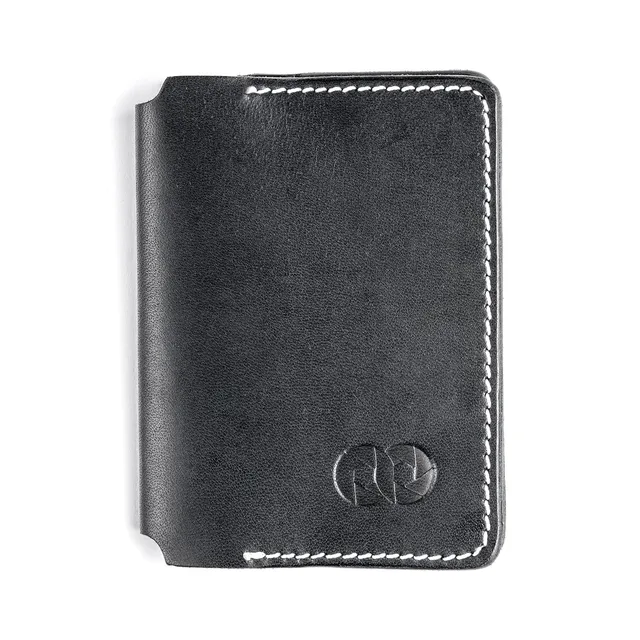 COOPH Leather Card Holder Kartenetui Leder Schwarz SD