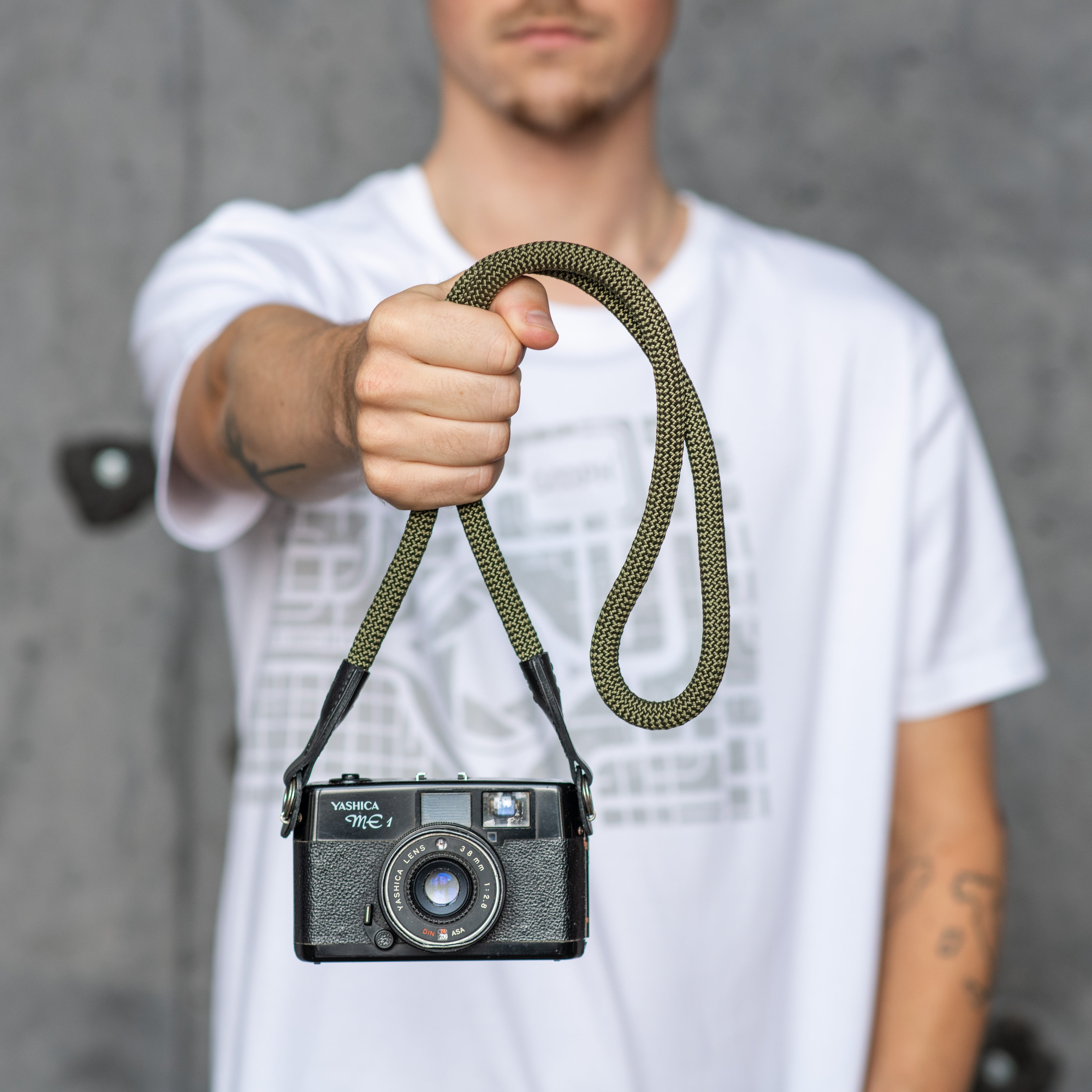 COOPH Rope Camera Strap Kameragurt Seil 115cm Rost