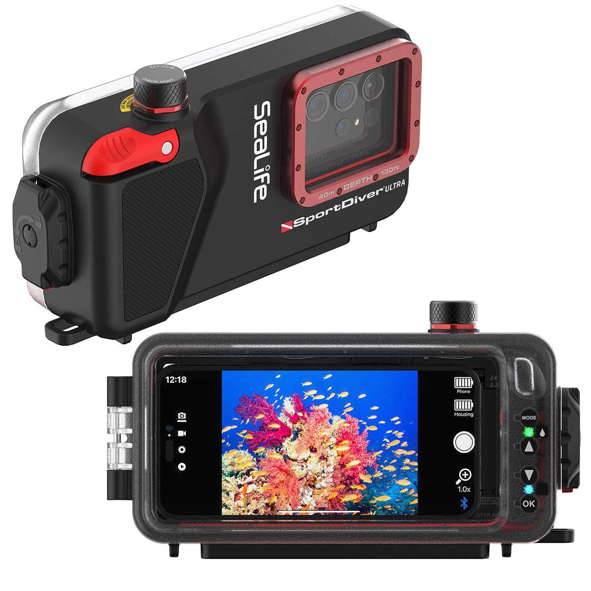 SeaLife SportDiver Ultra Unterwassergehäuse Smartphone Schwarz 40m