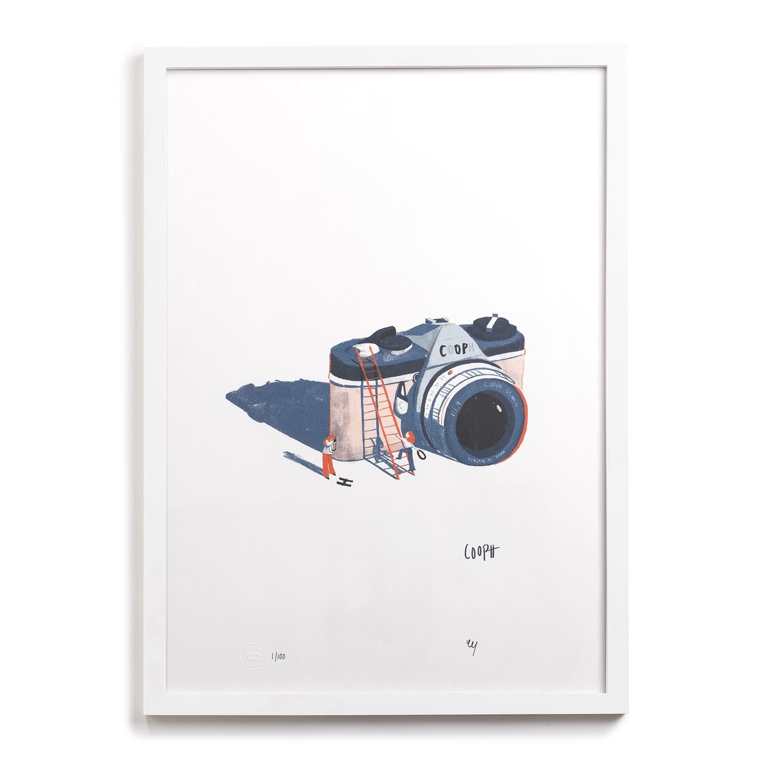 COOPH Camera Art Print Lena Yokoyama Kunstdruck signiert