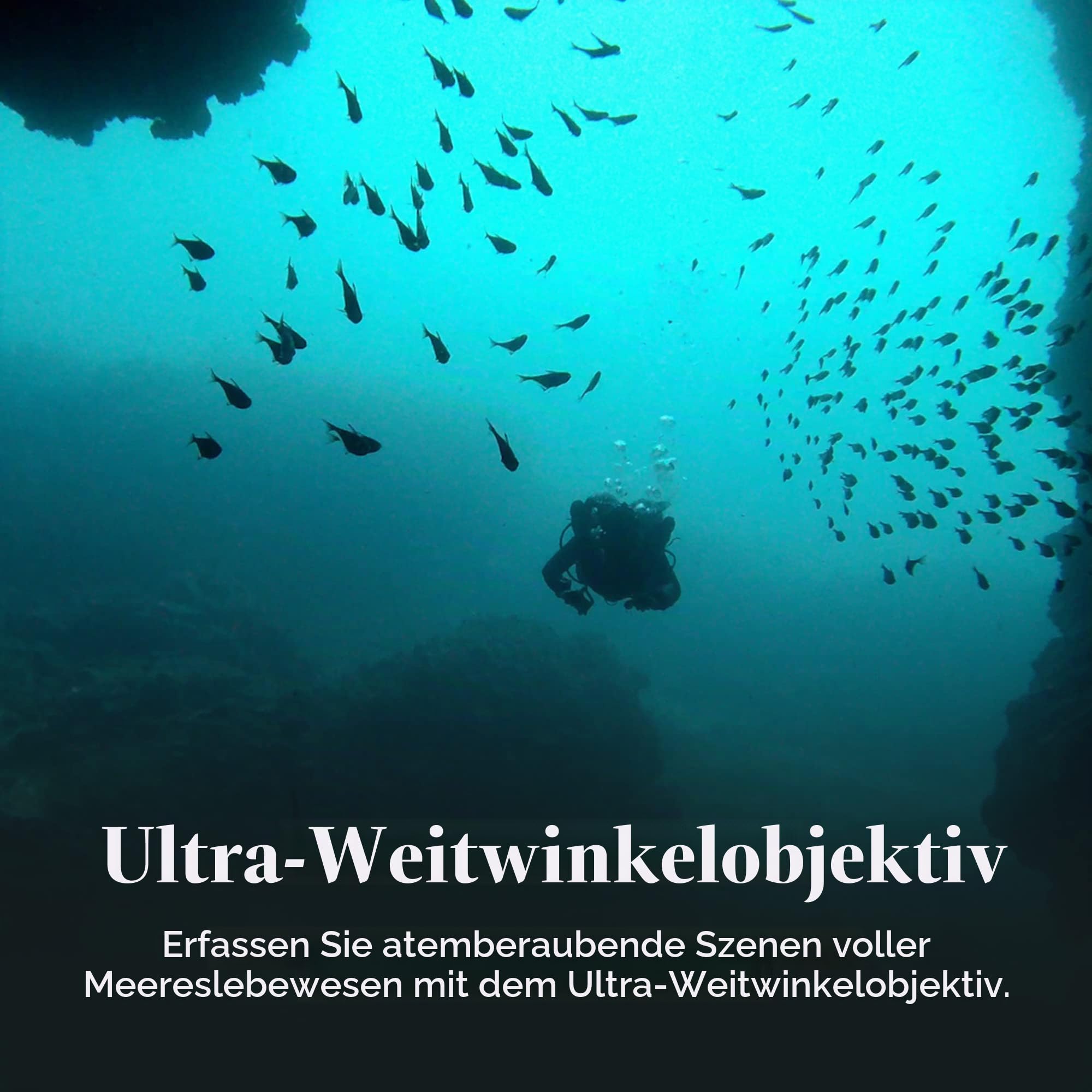 Paralenz Vaquita Unterwasserkamera 4K 12MP 350m 2nd Gen