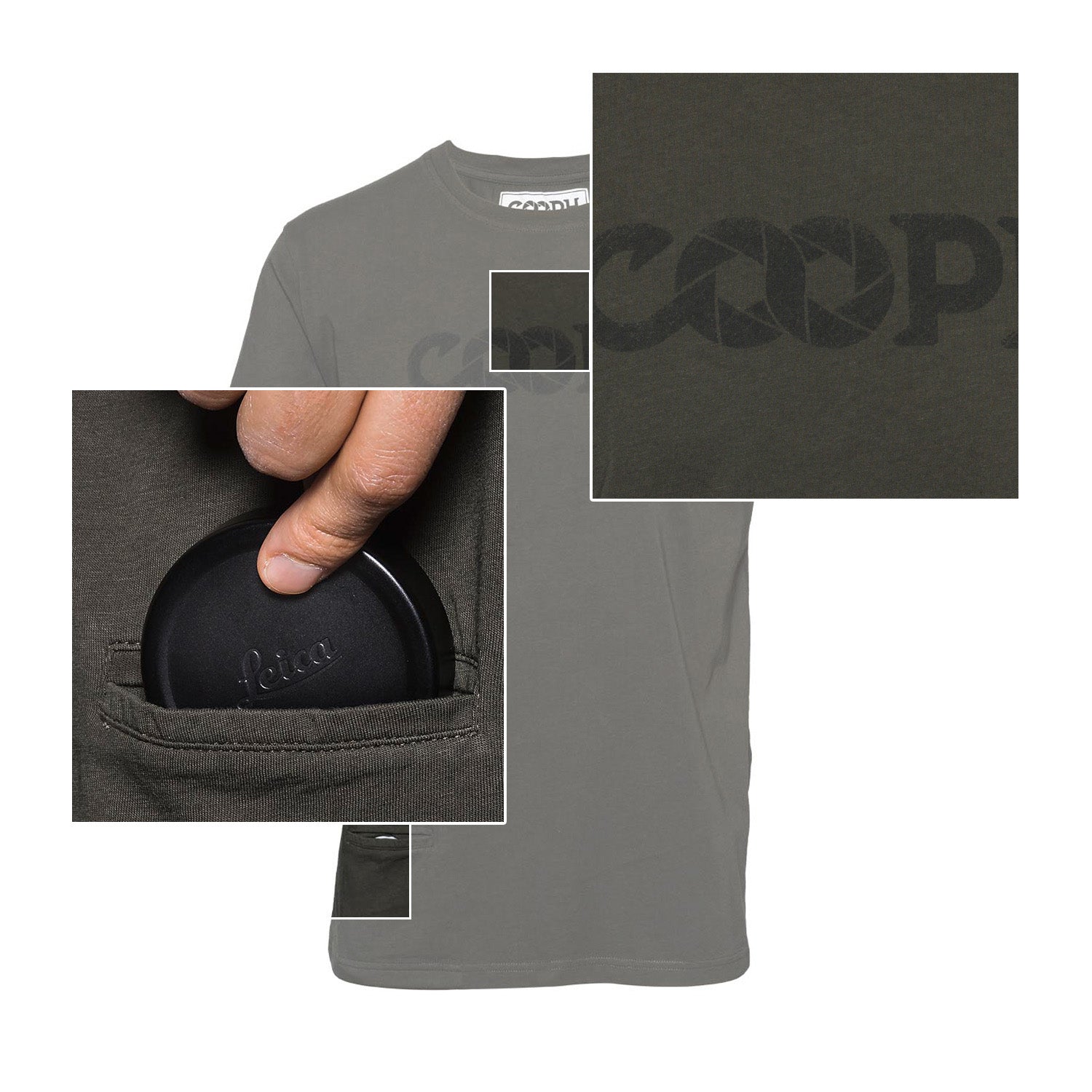 COOPH OBJECTIFYER T-Shirt Dark Military L Baumwolle