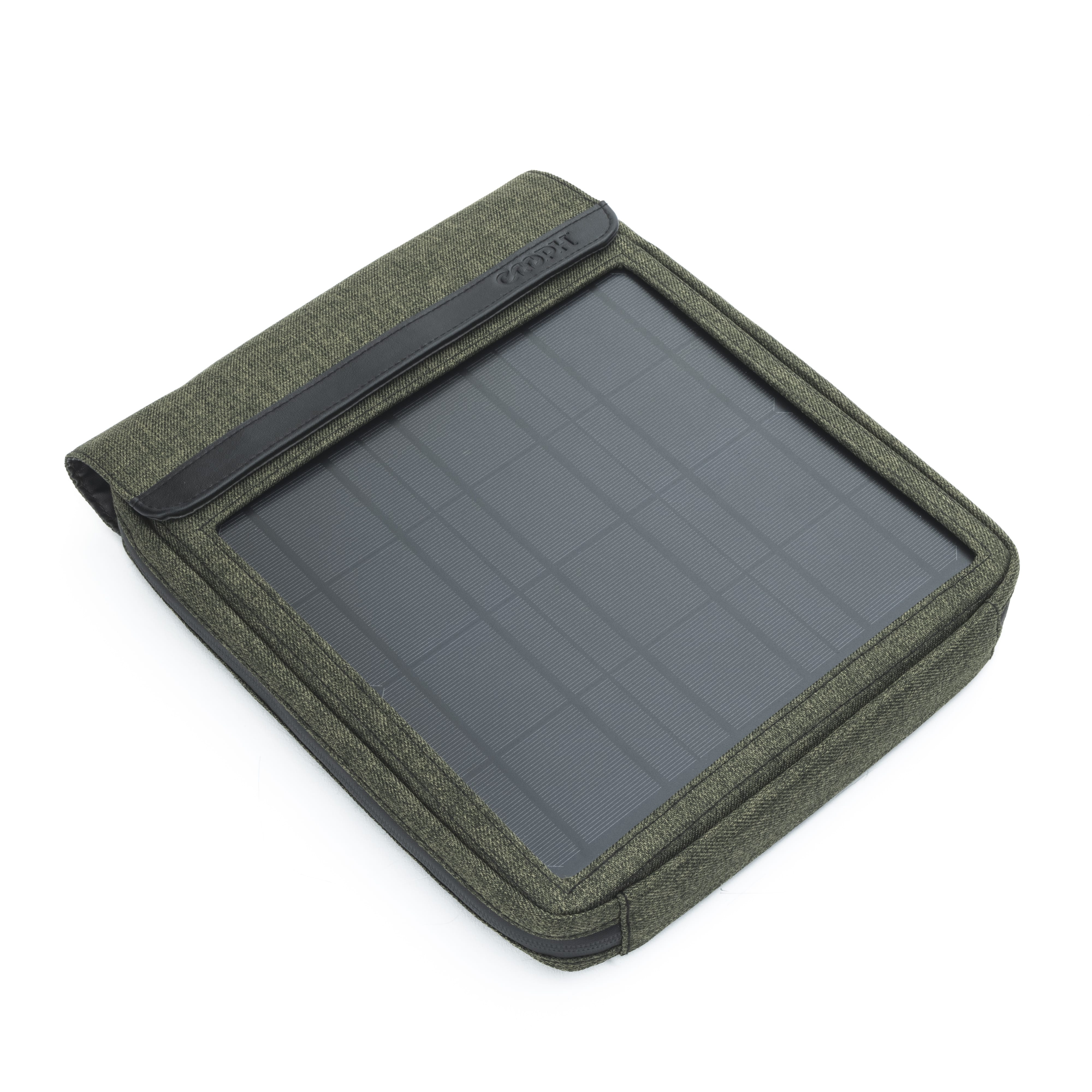 COOPH HelioFlex Solar Front Bag Tasche Charcoal Black USB-C
