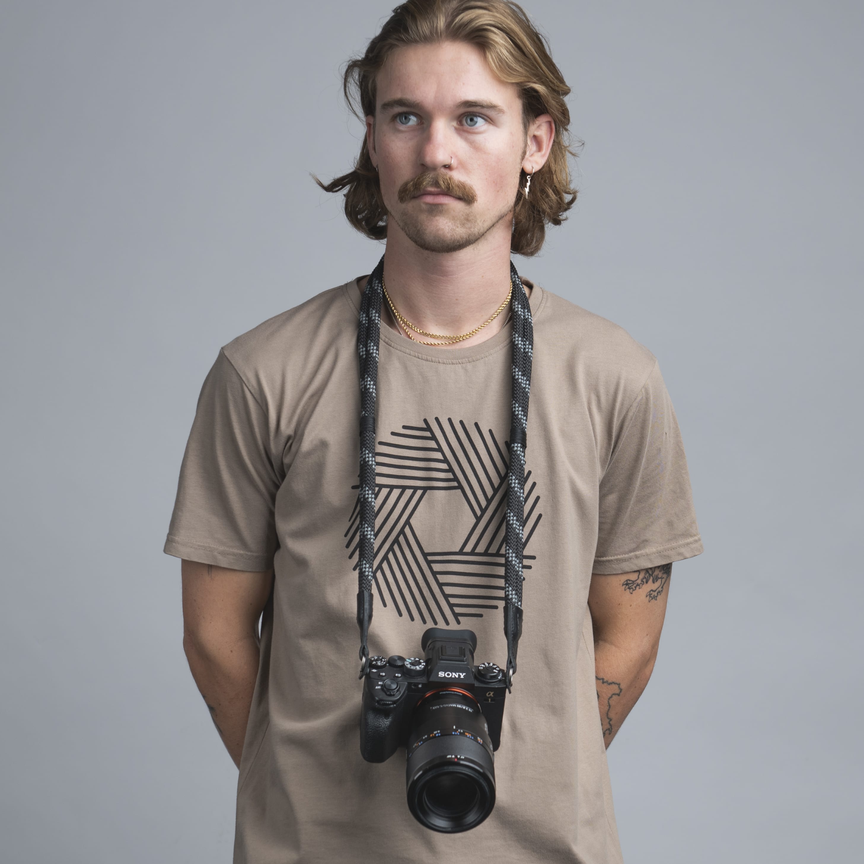 COOPH Camera Straps Double Rope Kameragurt Seil Leder