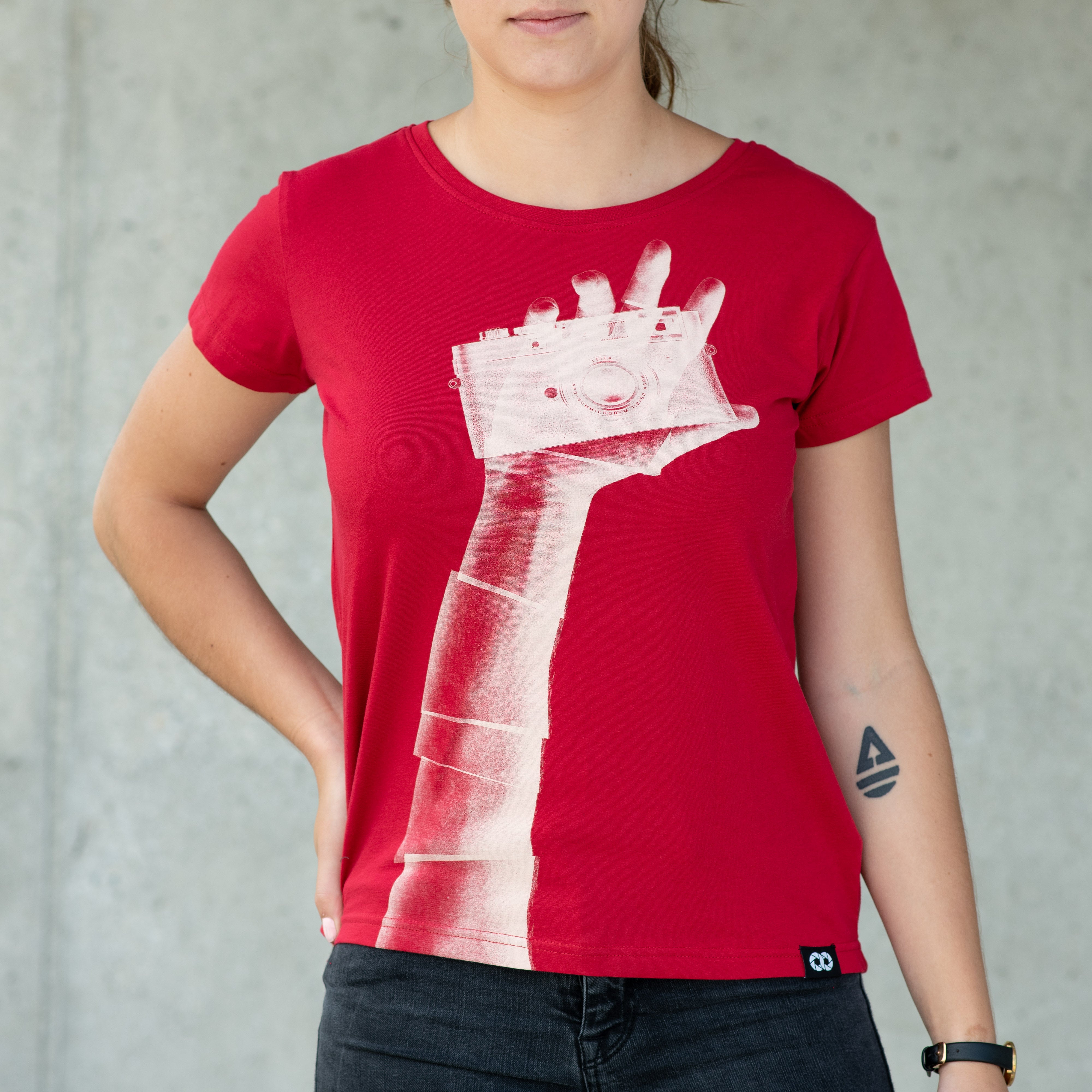 COOPH T-Shirt Snapographer Damen Größe M Rot