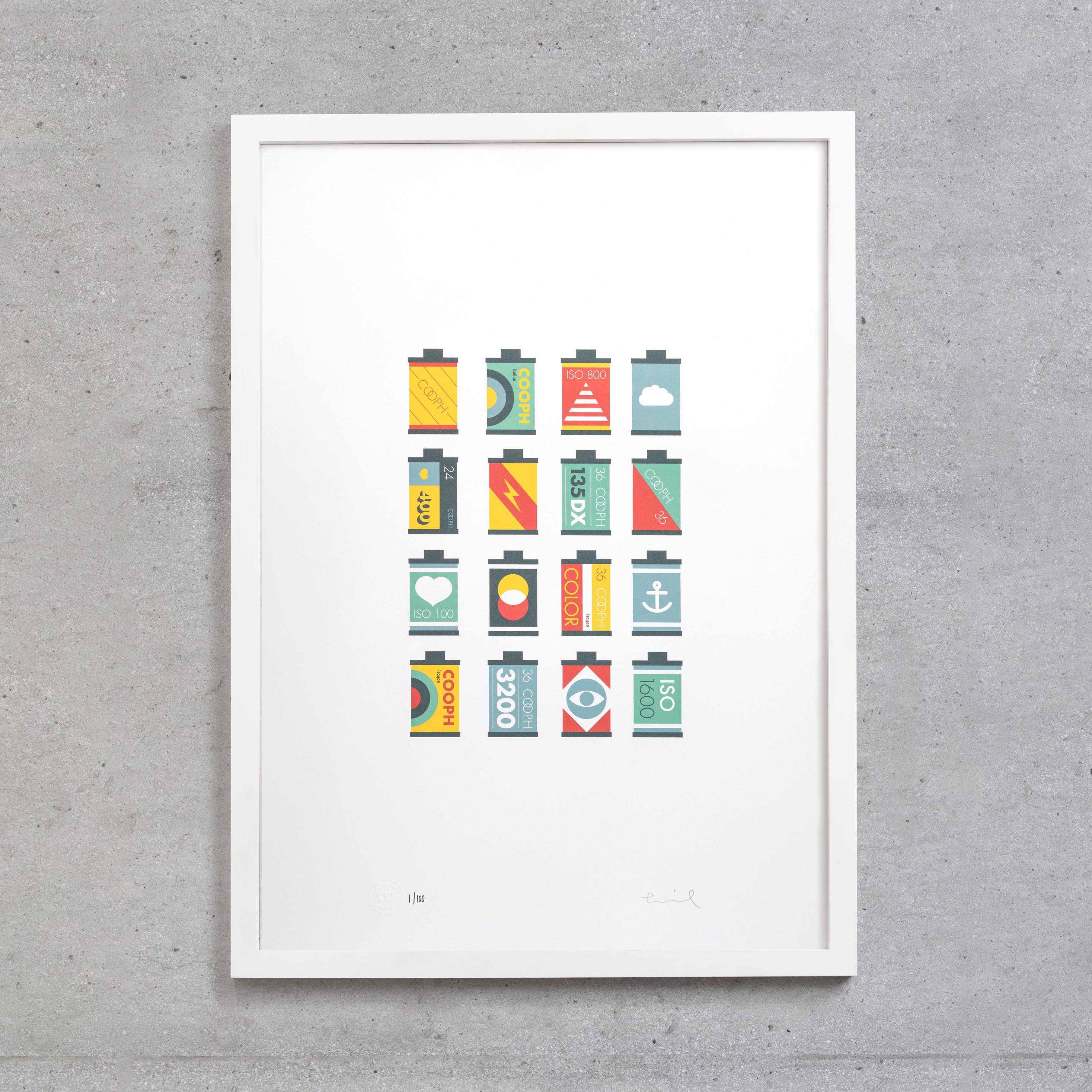 COOPH Art Prints CANISTERS Emil Kozak Kunstdruck signiert