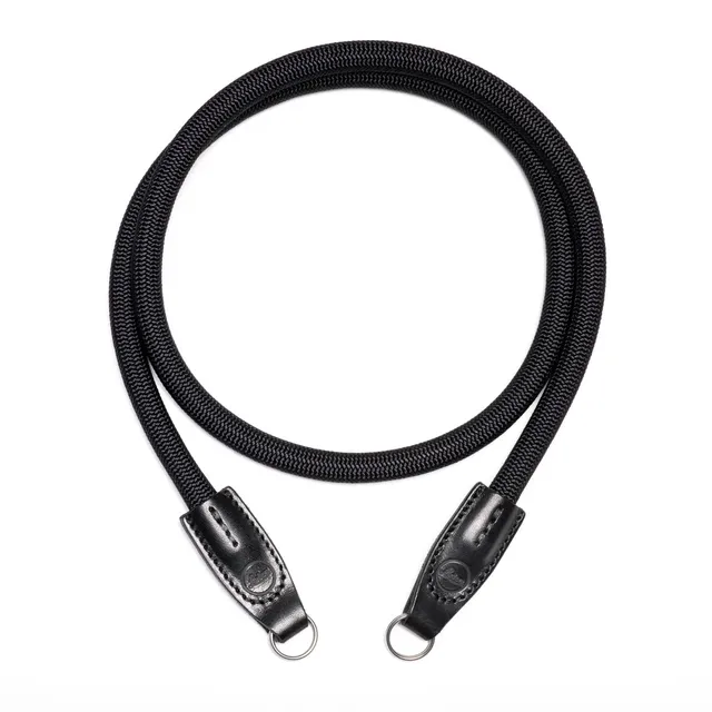 COOPH Leica Rope Strap Kameragurt Schwarz 100 cm Stahlring
