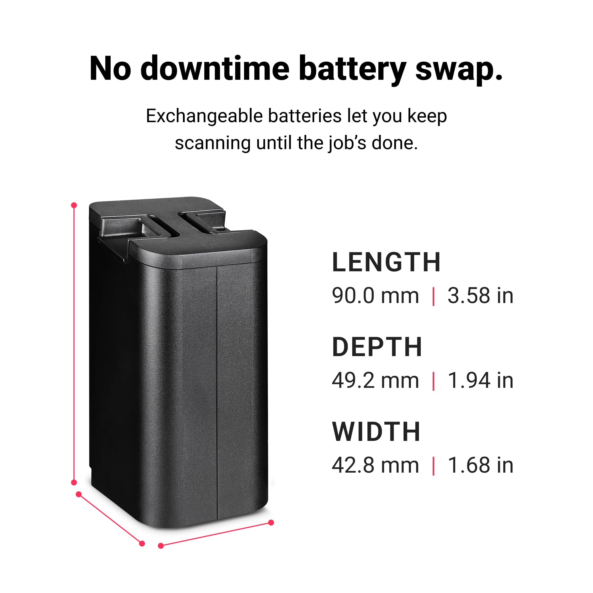 Matterport Pro3 Ersatz-Akku 3150mAh Li-Ion Kameraakku