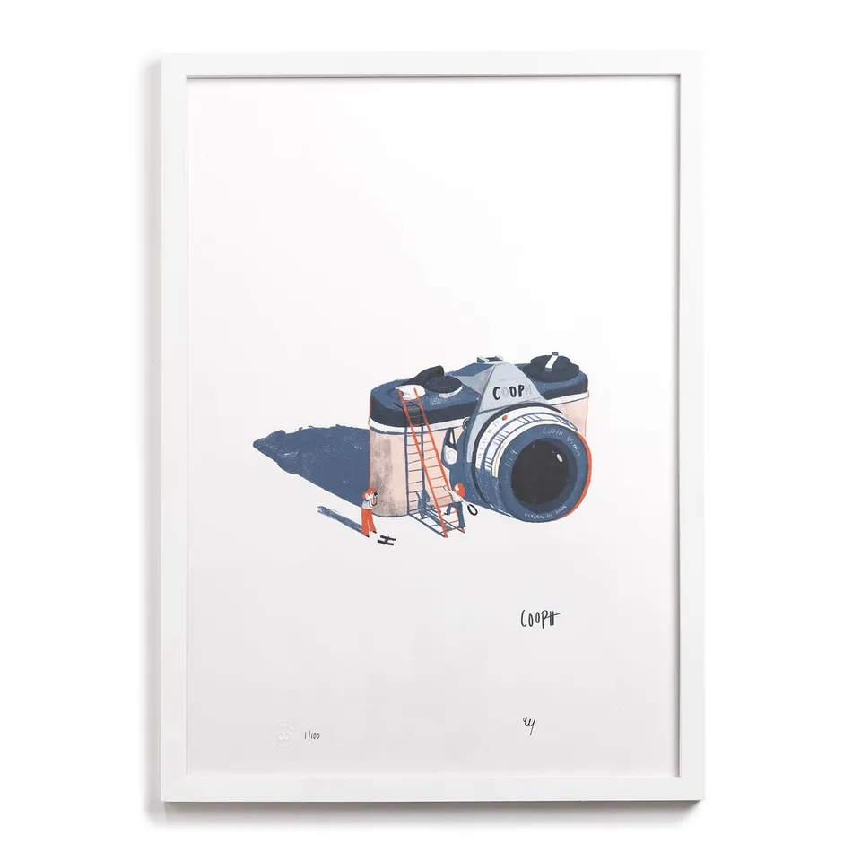 COOPH Camera Art Print Lena Yokoyama Kunstdruck signiert