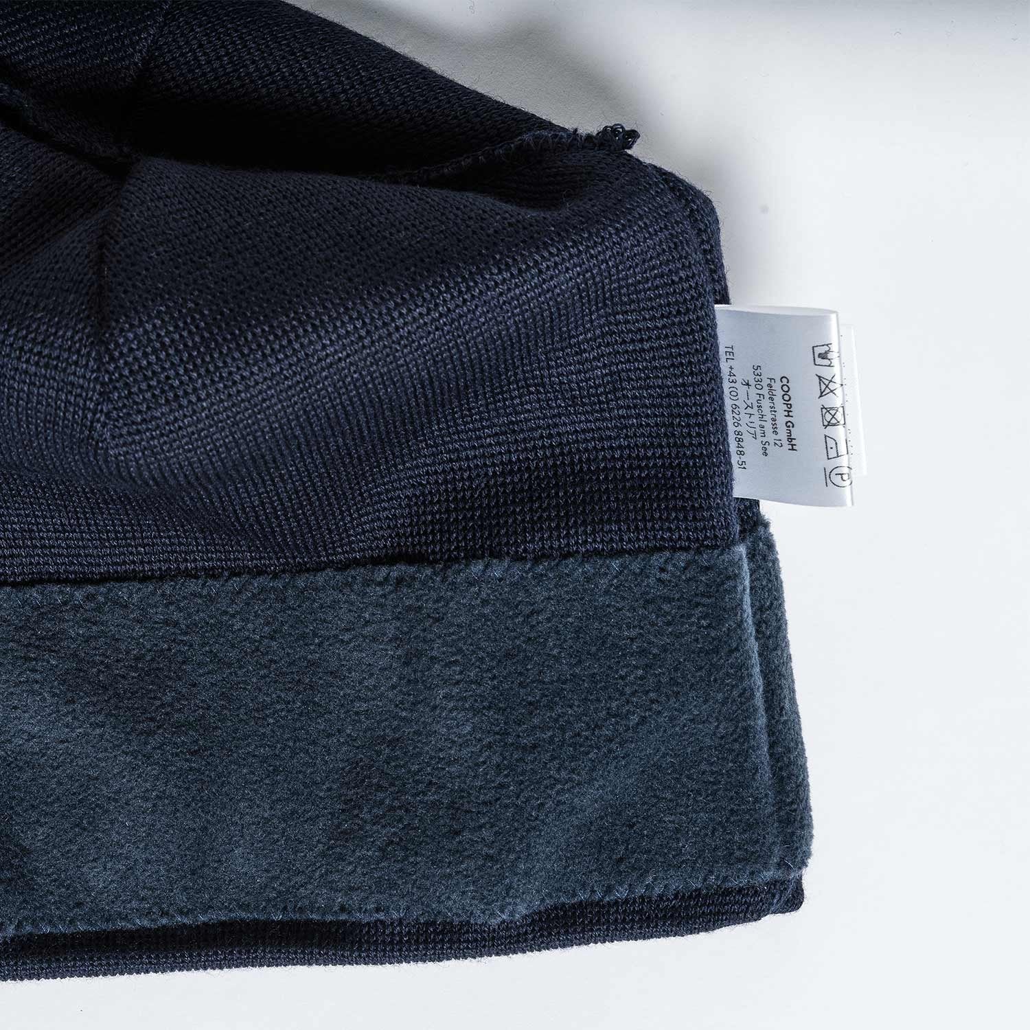 COOPH Beanies Winter Mütze Heather Gray/Black Fleecefach