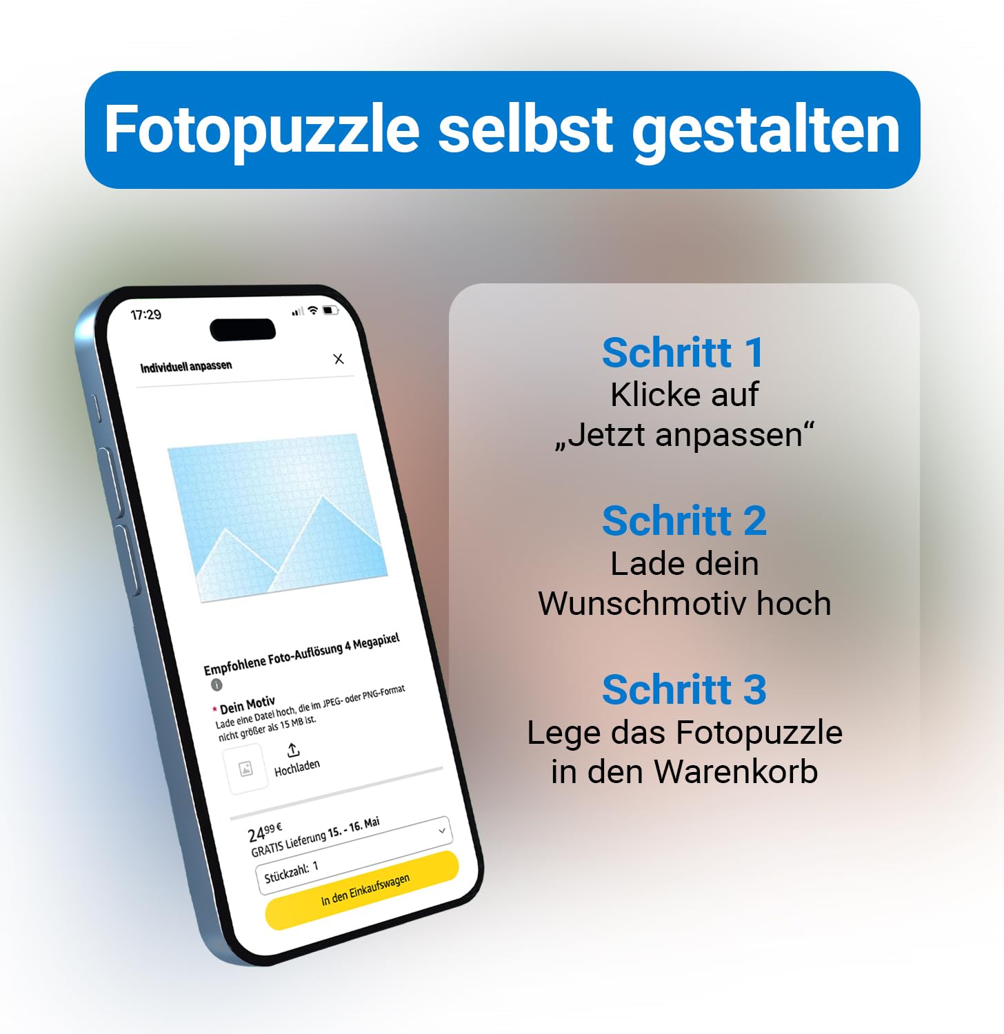 Pixum Fotopuzzle 1000 Teile Puzzle Hoch eigenes Foto