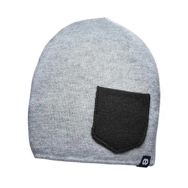 COOPH Beanies Winter Mütze Heather Gray/Black Fleecefach