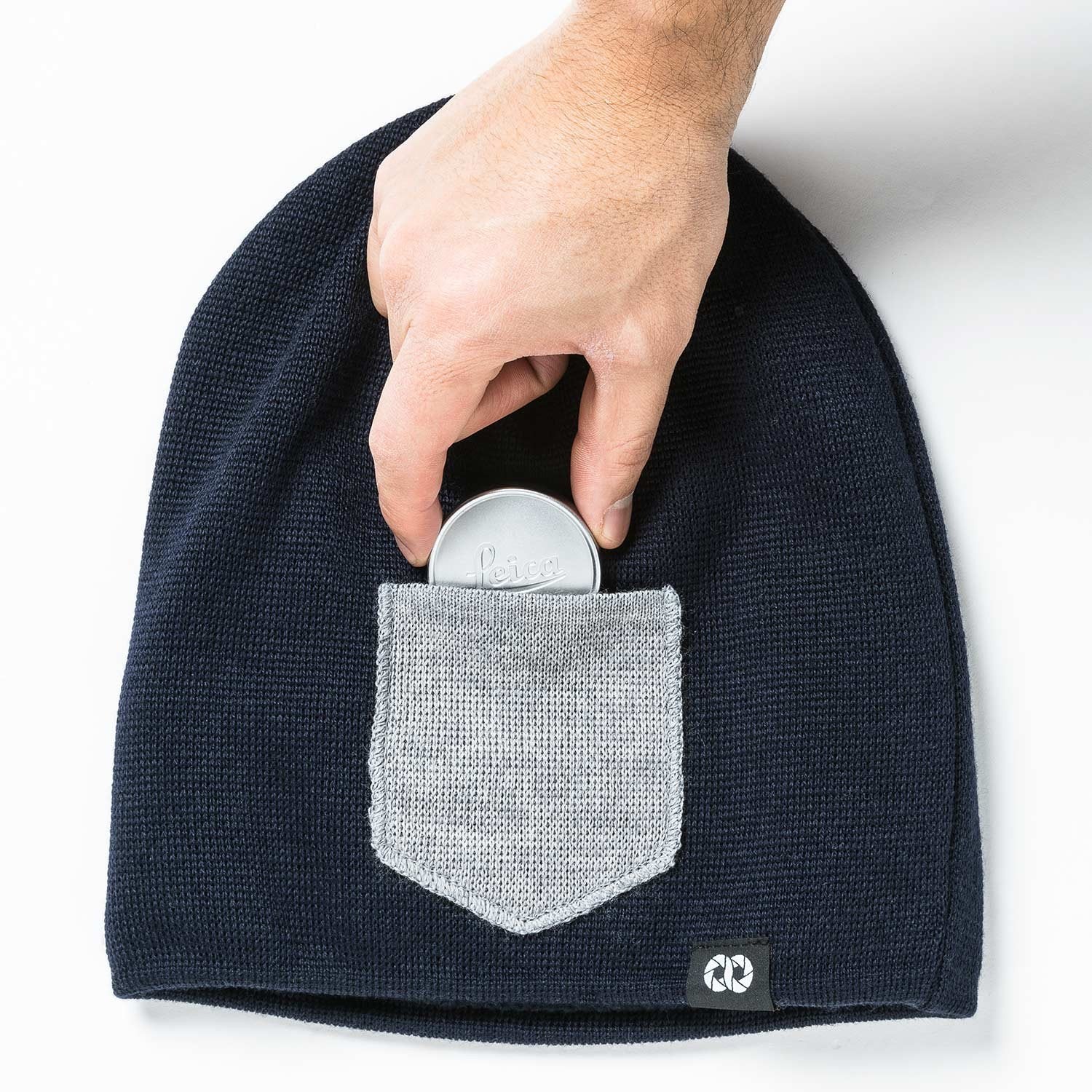 COOPH Beanies Winter Mütze Heather Gray/Black Fleecefach