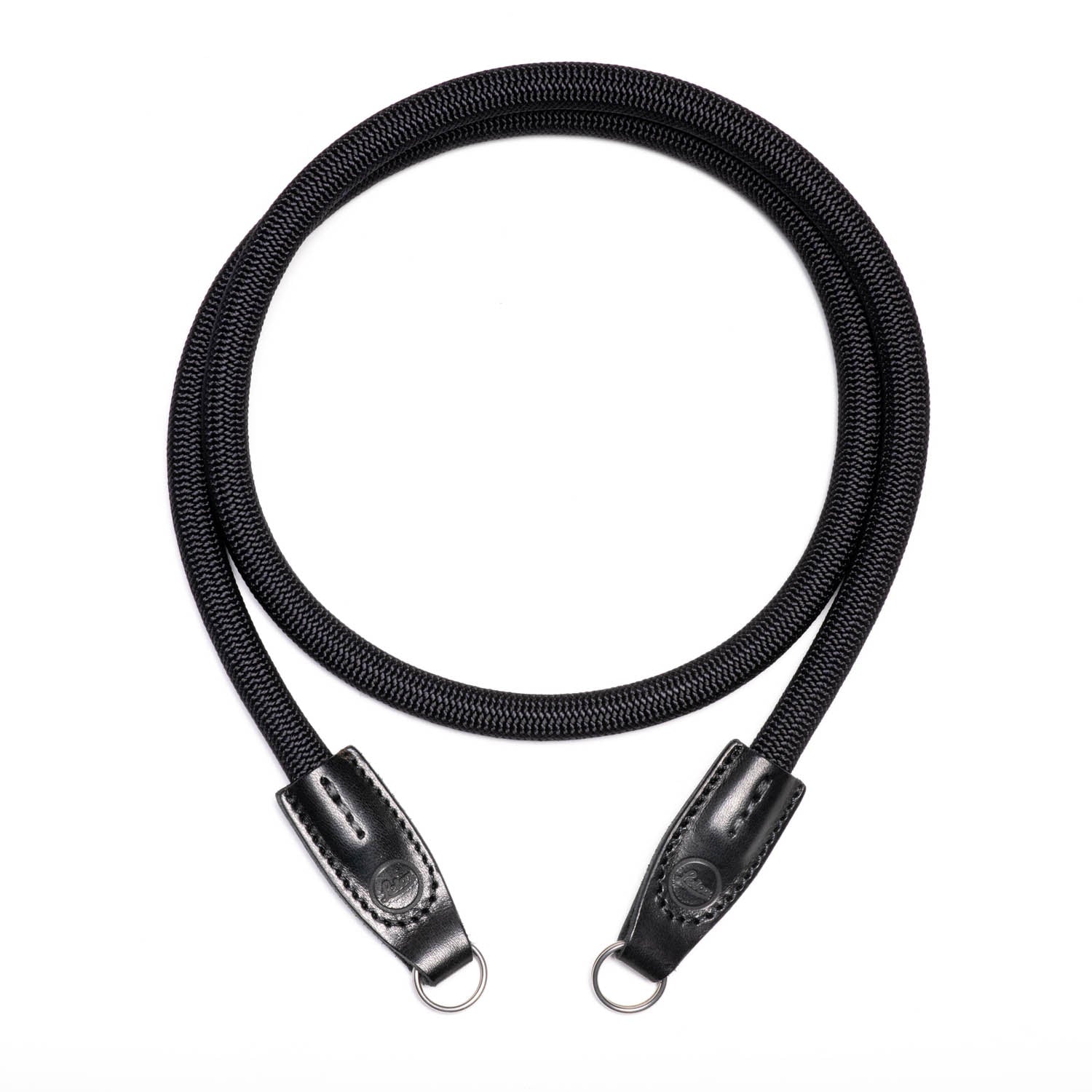 COOPH Leica Rope Strap Kameragurt Schwarz 100 cm Stahlring