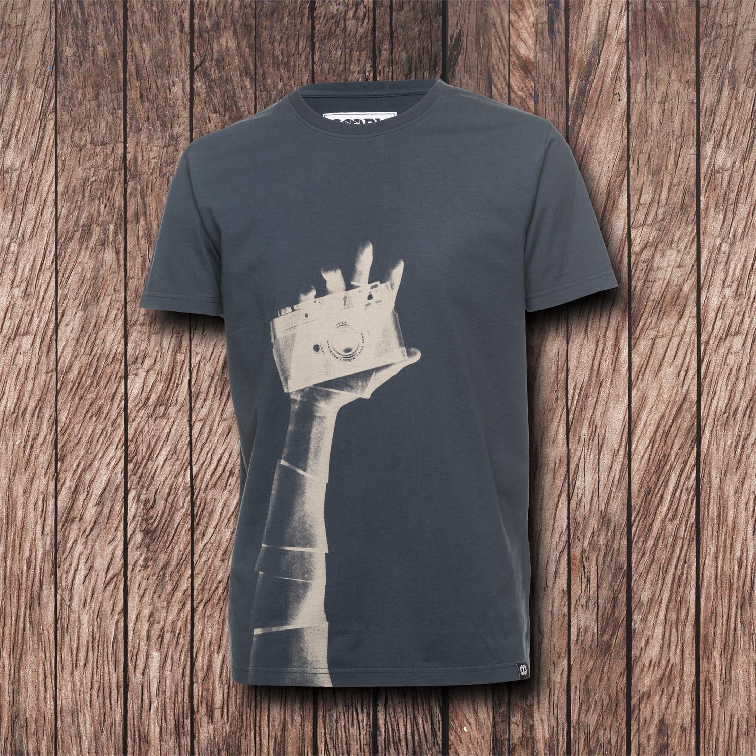 COOPH Snapographer T-Shirt Herren Blau mit Print
