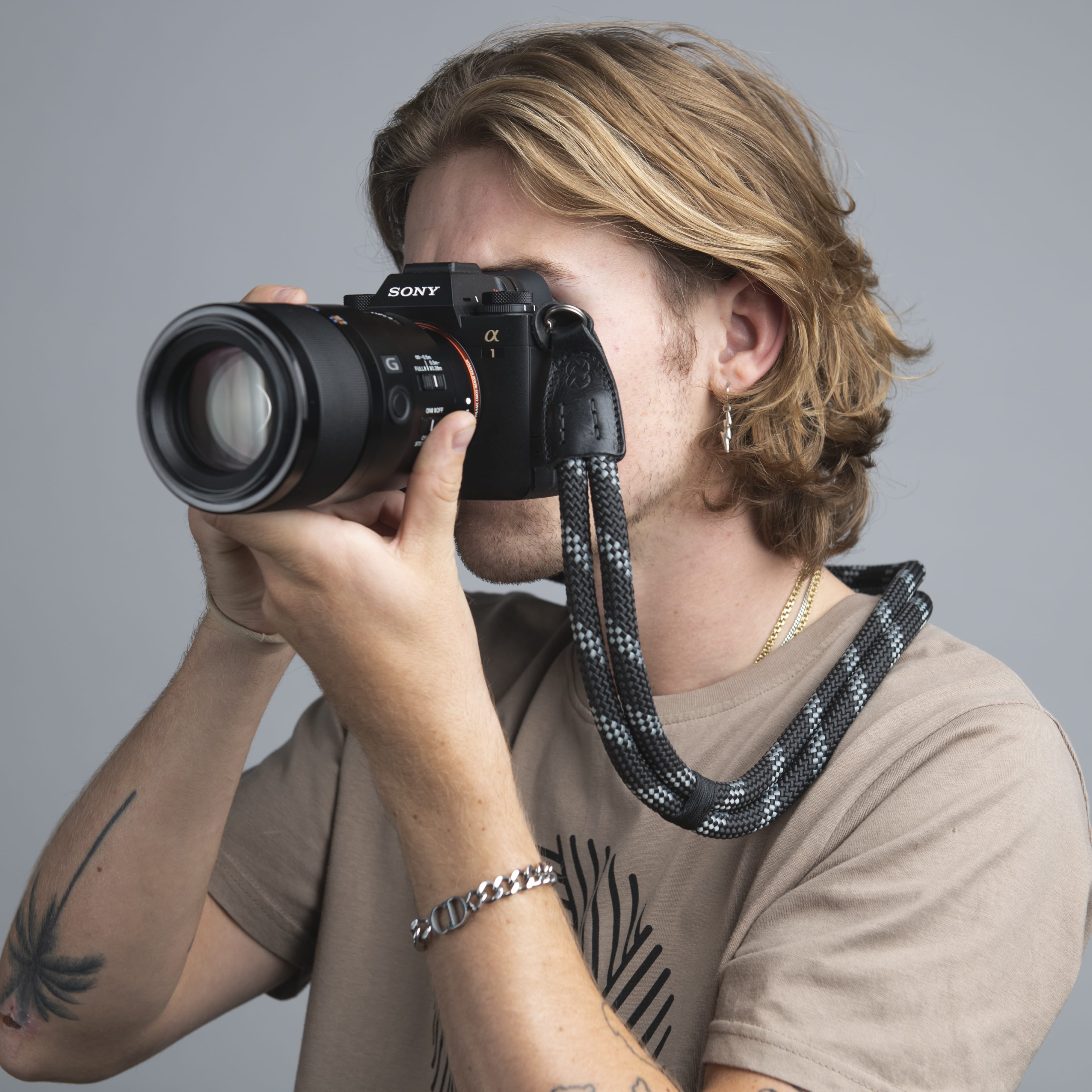 COOPH Camera Straps Double Rope Kameragurt Seil Leder