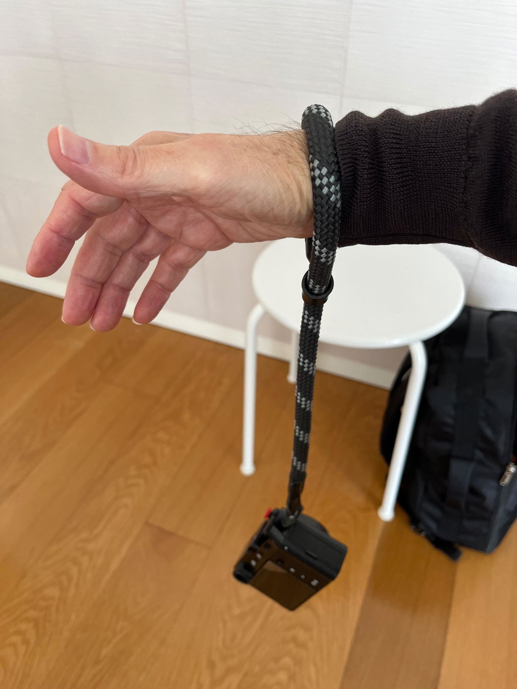 COOPH Rope Hand Strap Handschlaufe Navy One Size Stahlring