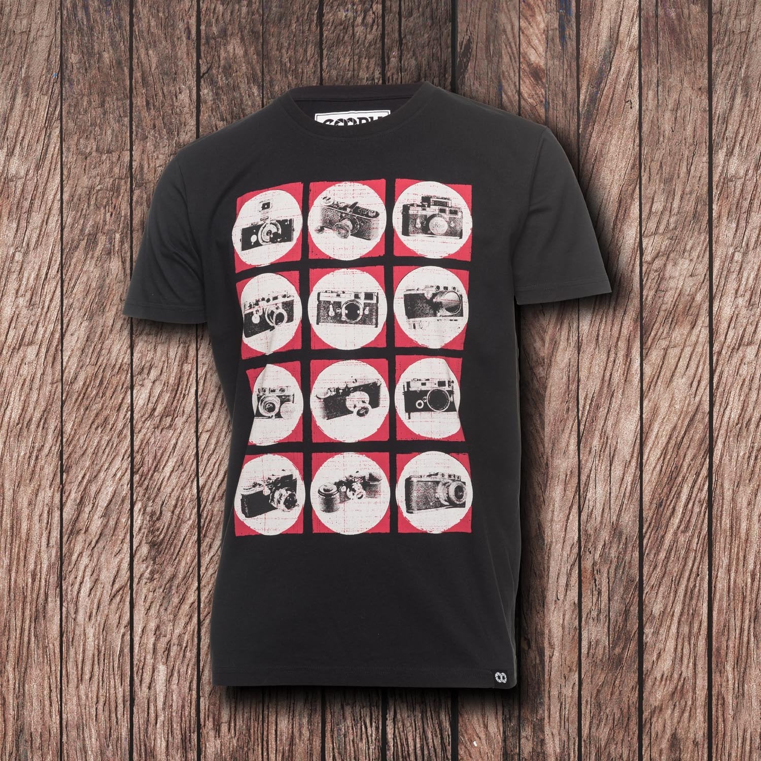 COOPH T-Shirts CAMCHART T-Shirt Herren Schwarz