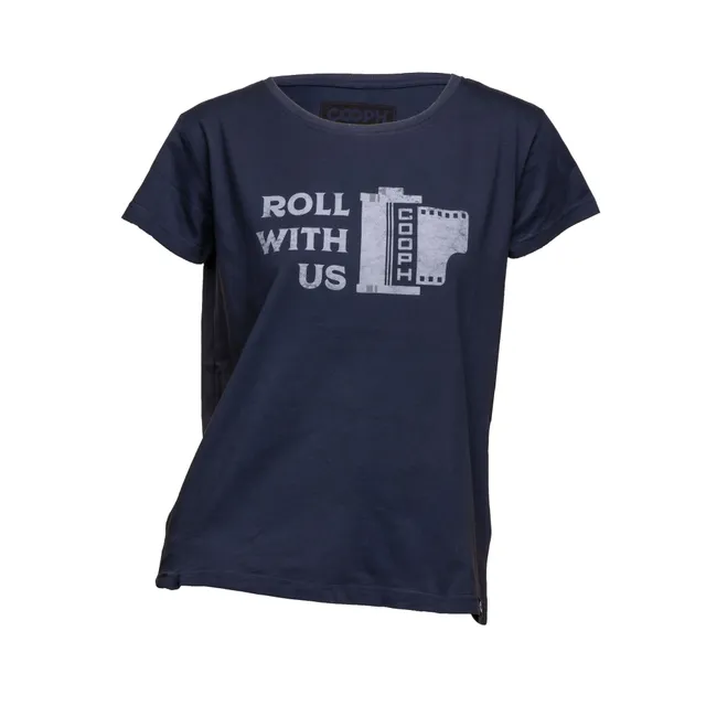 COOPH ROLL WITH US T-Shirt Größe M Print schwarz