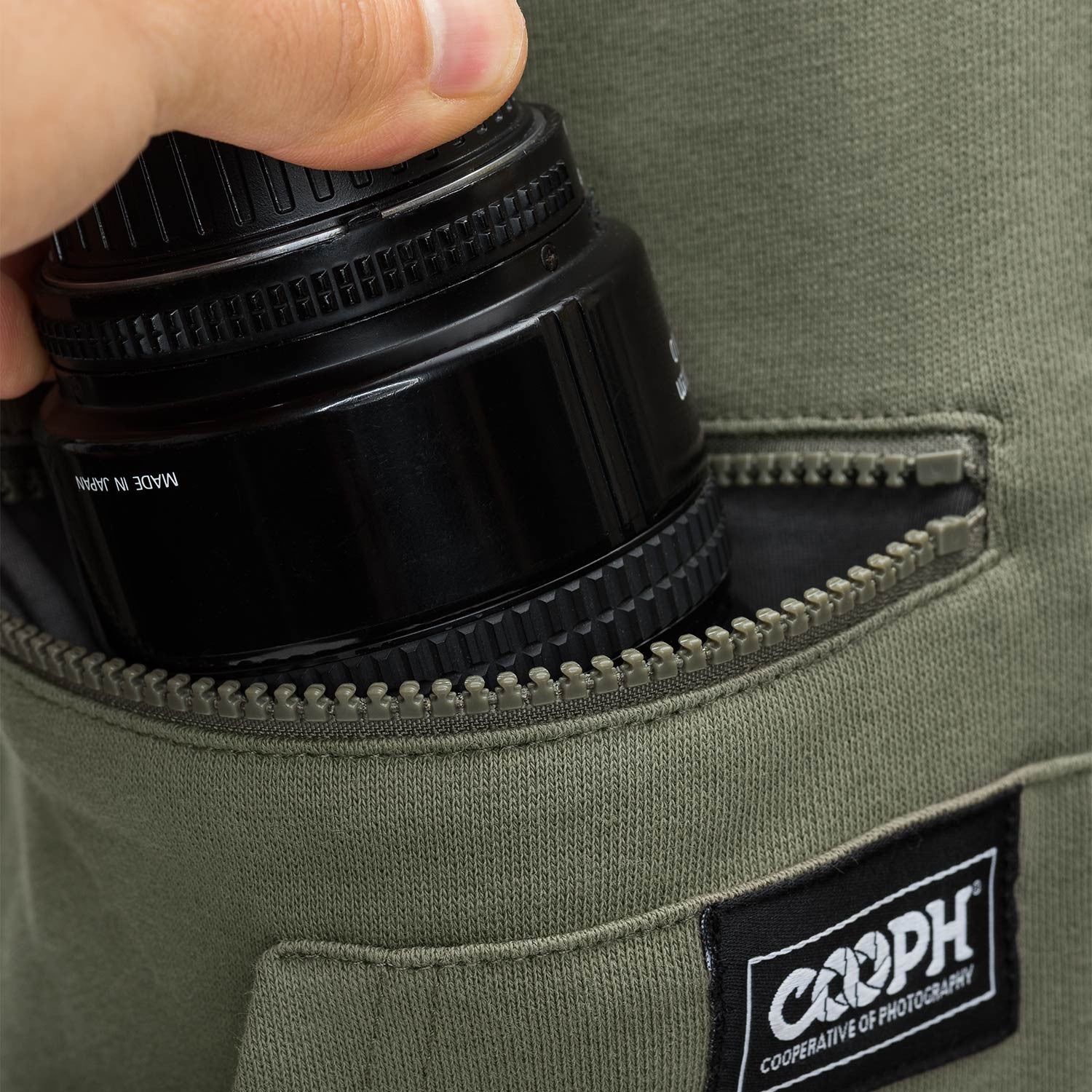 COOPH ORIGINAL Hoodie Fotografen Größe L schwarz