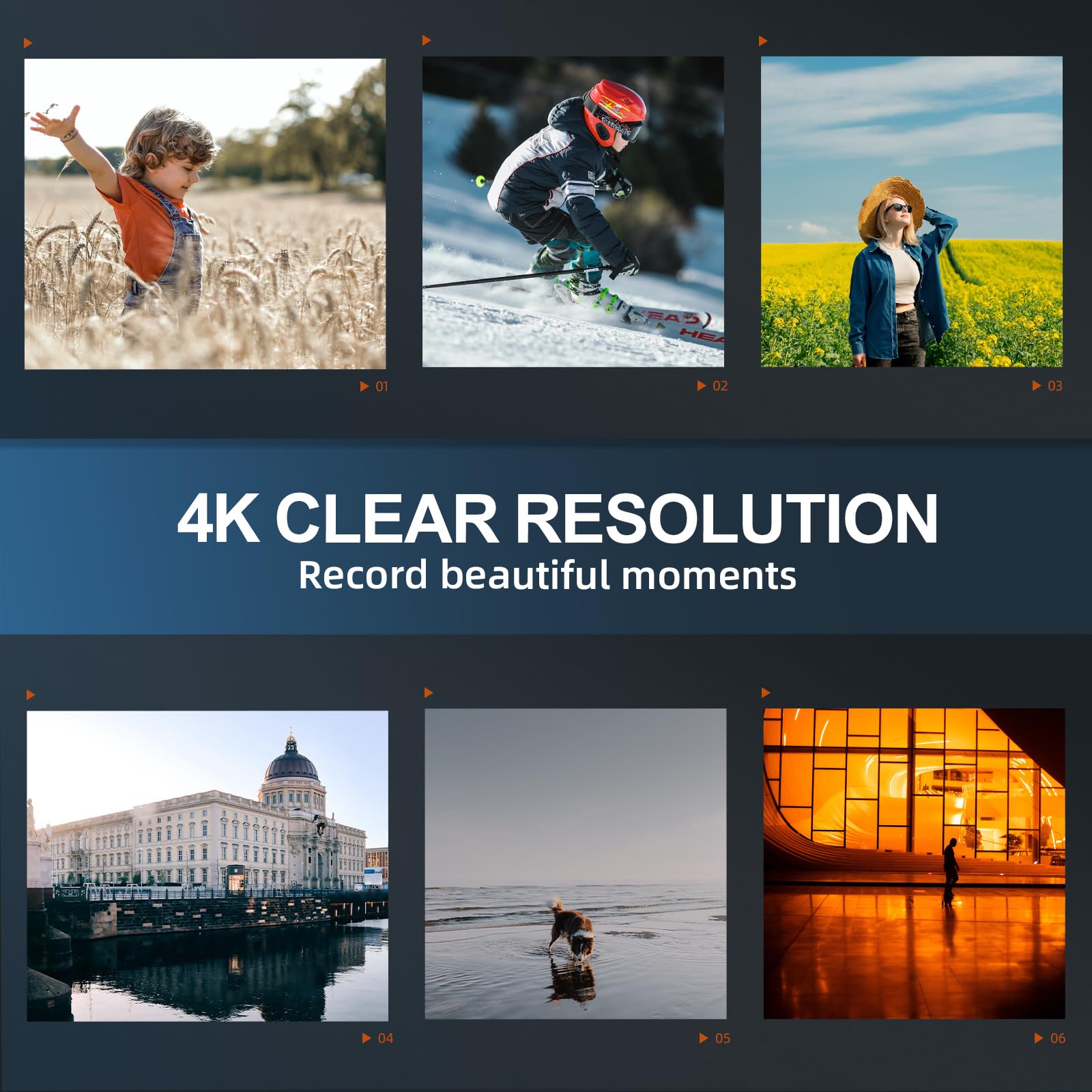NBD S100P Digitalkamera 4K 48MP Vlogging 32GB Weitwinkel