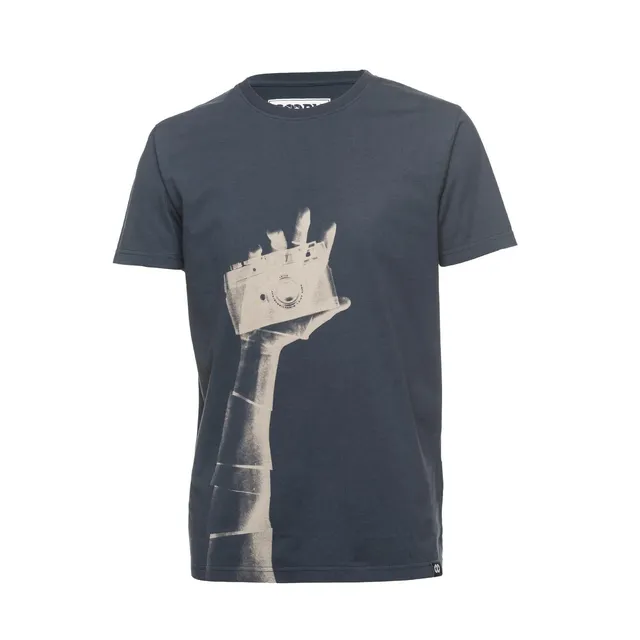 COOPH Snapographer T-Shirt Herren Blau mit Print