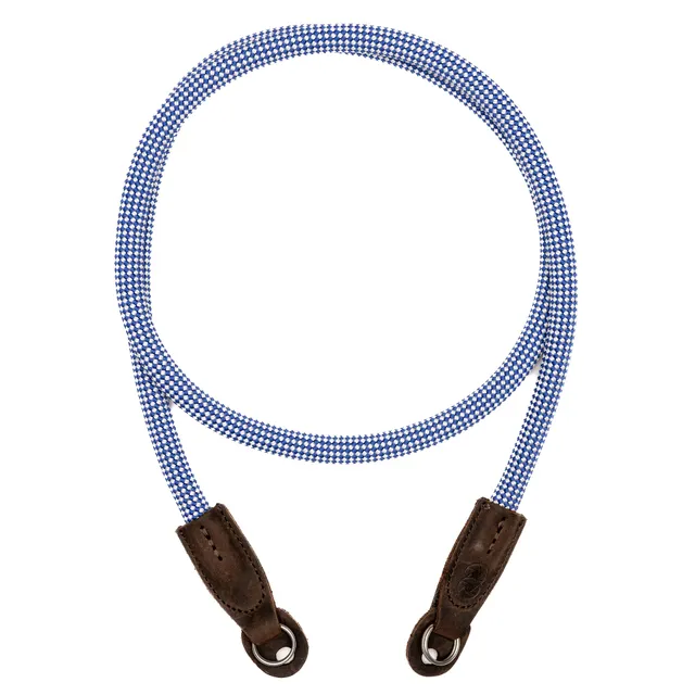 COOPH Bavaria Kameragurt Blau-Weiß 115 cm Stahlring