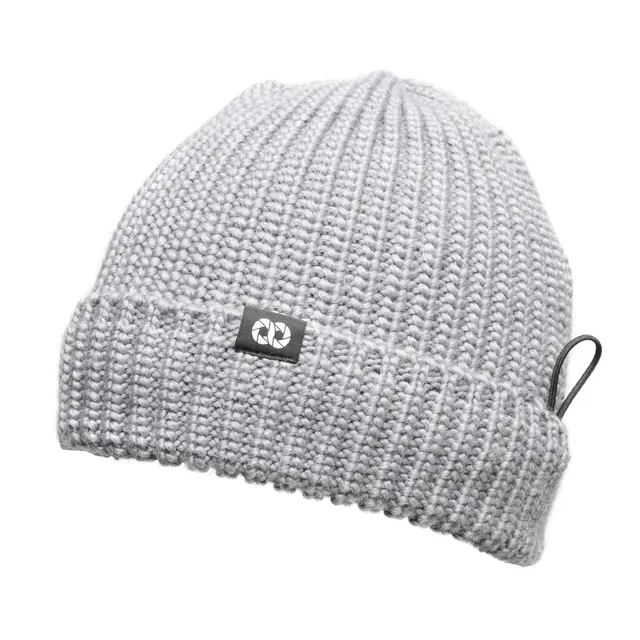 COOPH KNIT Pouch Beanie Strickmütze Kameratasche kurz