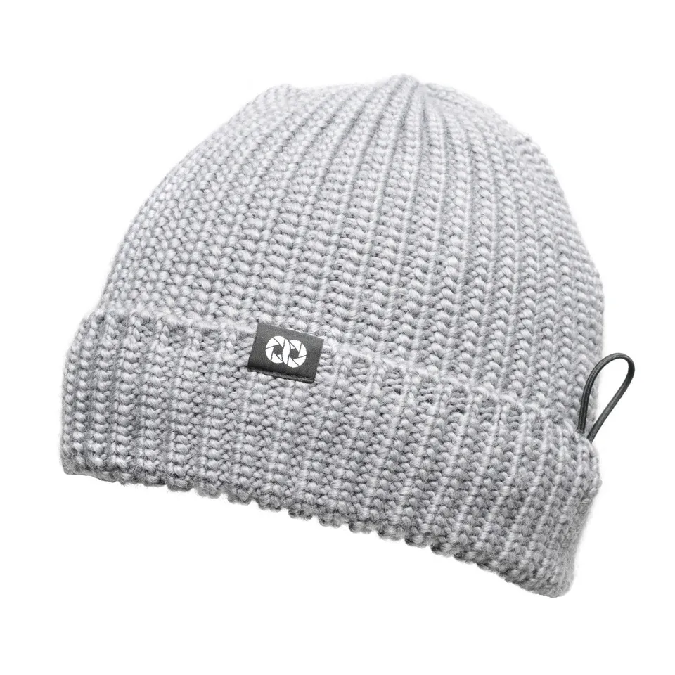 COOPH KNIT Pouch Beanie Strickmütze Kameratasche kurz