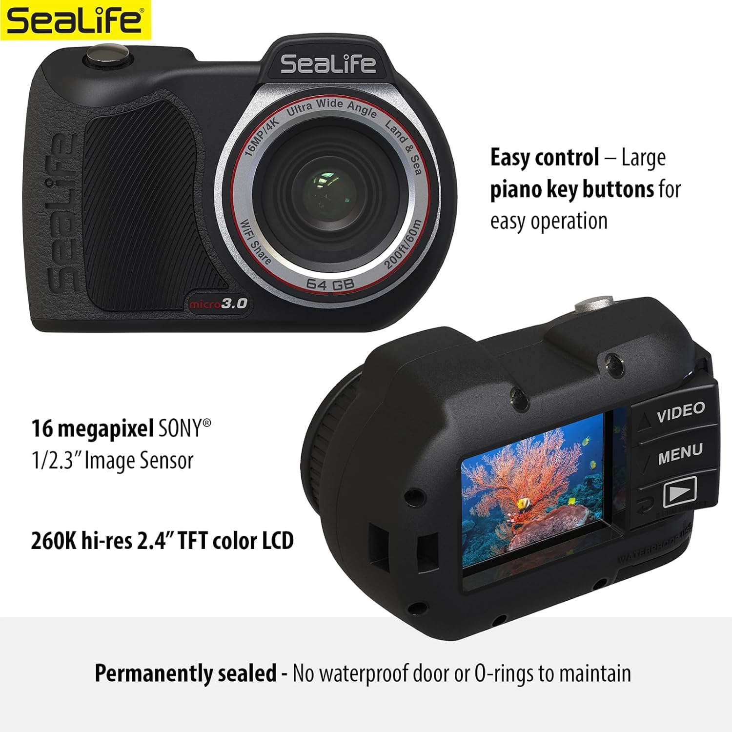 SeaLife Micro 3.0 Pro 2300F Unterwasserkamera SL556 Set