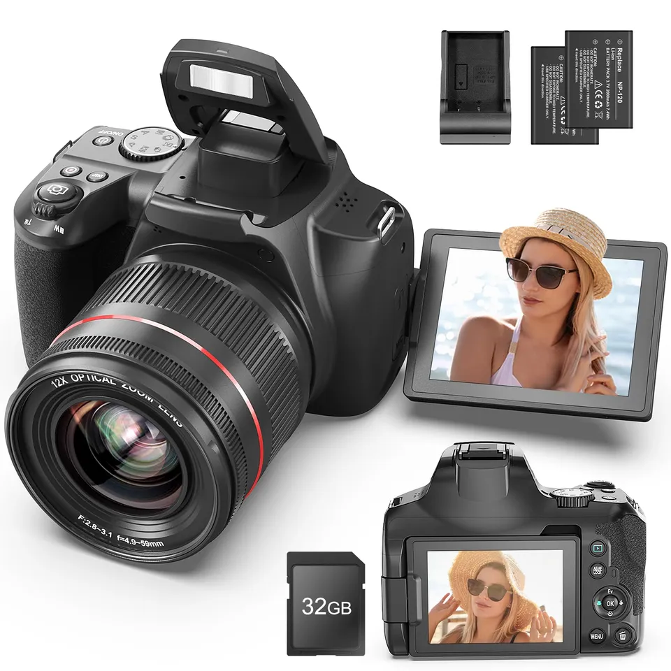 NBD Digital Camera DSLR Digitalkamera 4K 64MP 64GB WLAN
