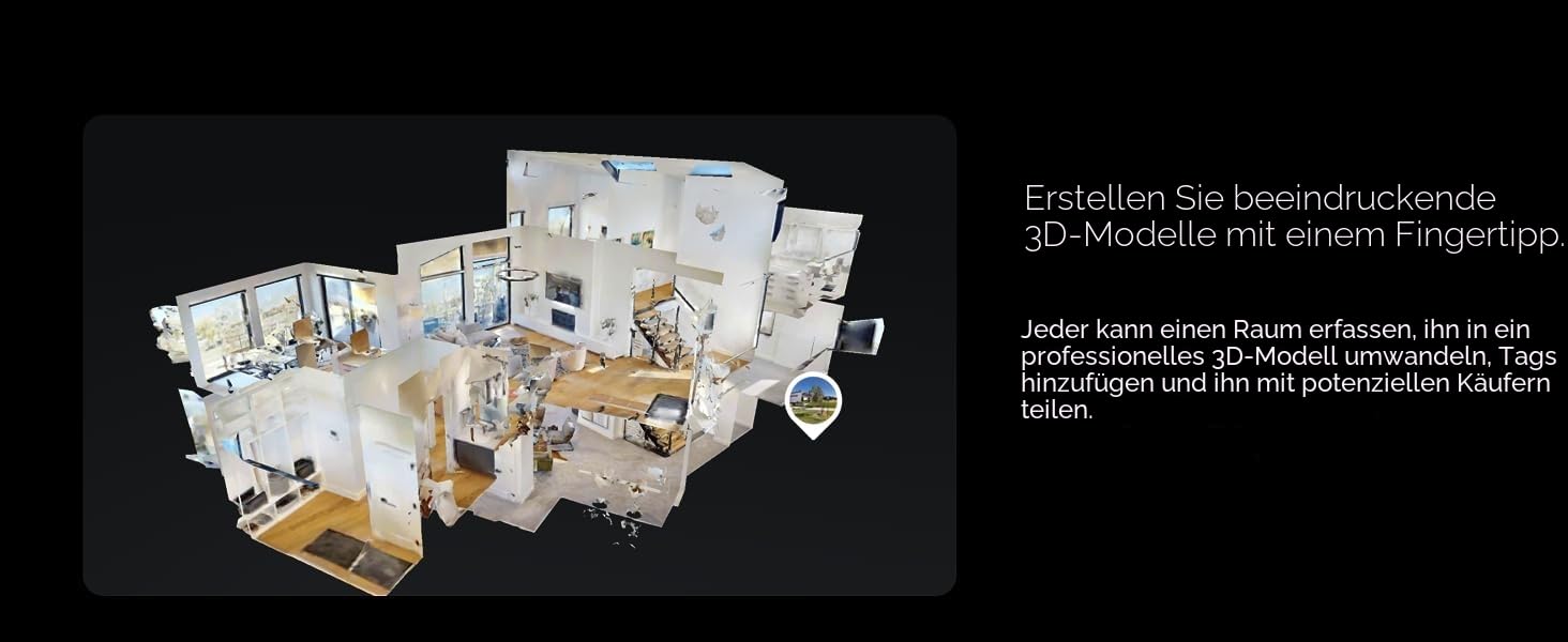 Matterport Pro2 3D-Kamera 360 4K 134MP Scanner