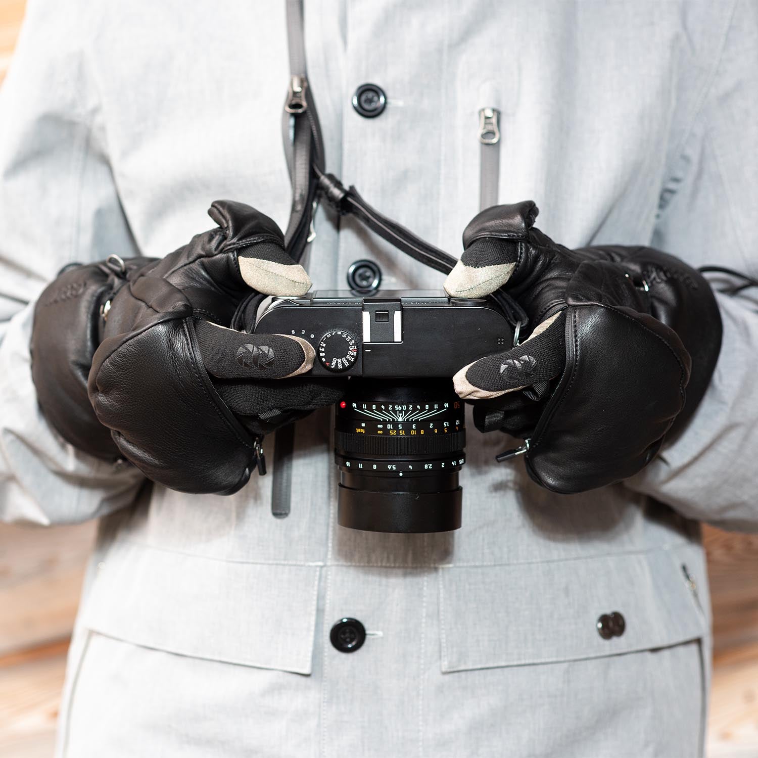 COOPH Photo Glove Ultimate Handschuhe Schwarz M Leder