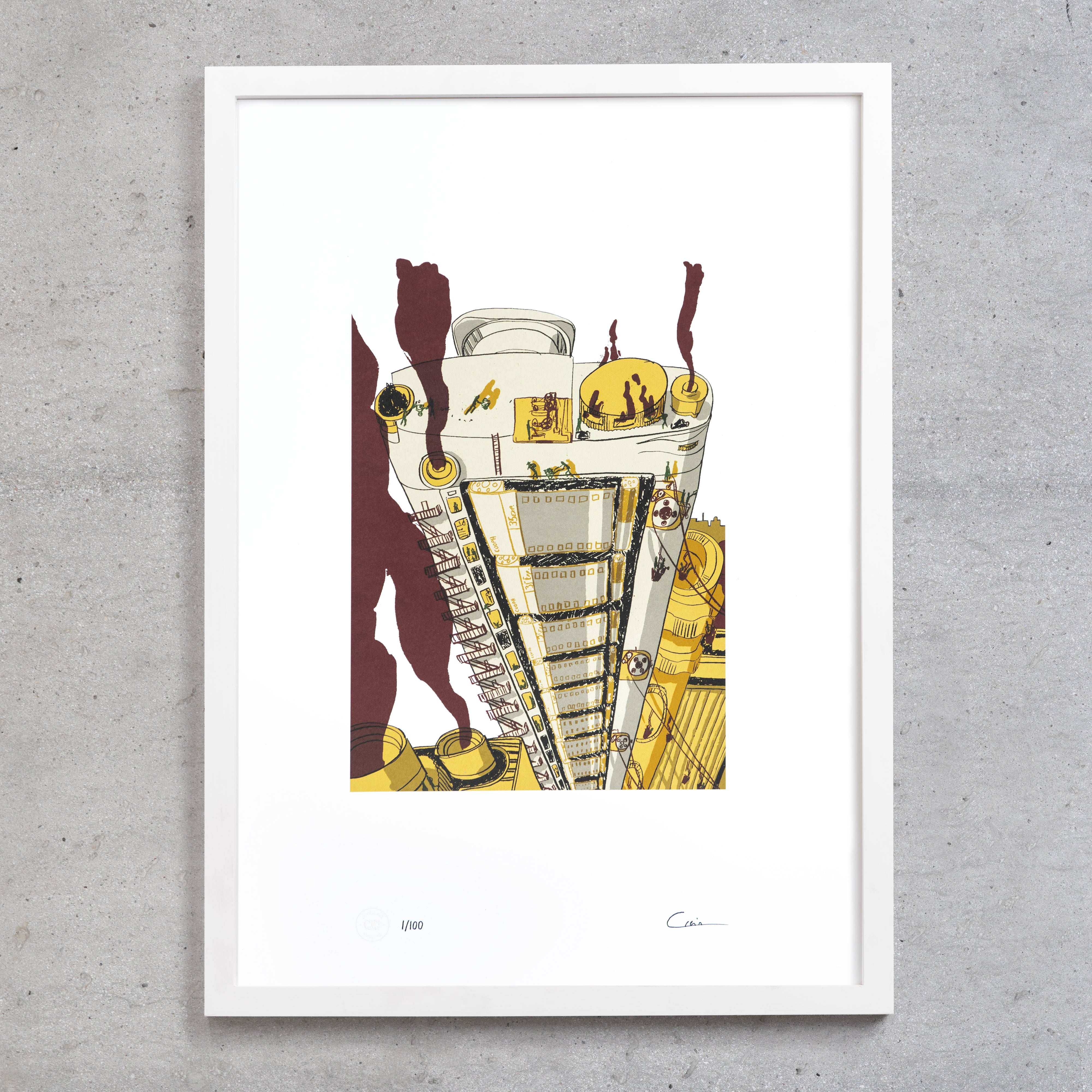 COOPH Art Prints CITY Julian Grein Kunstdruck limitiert