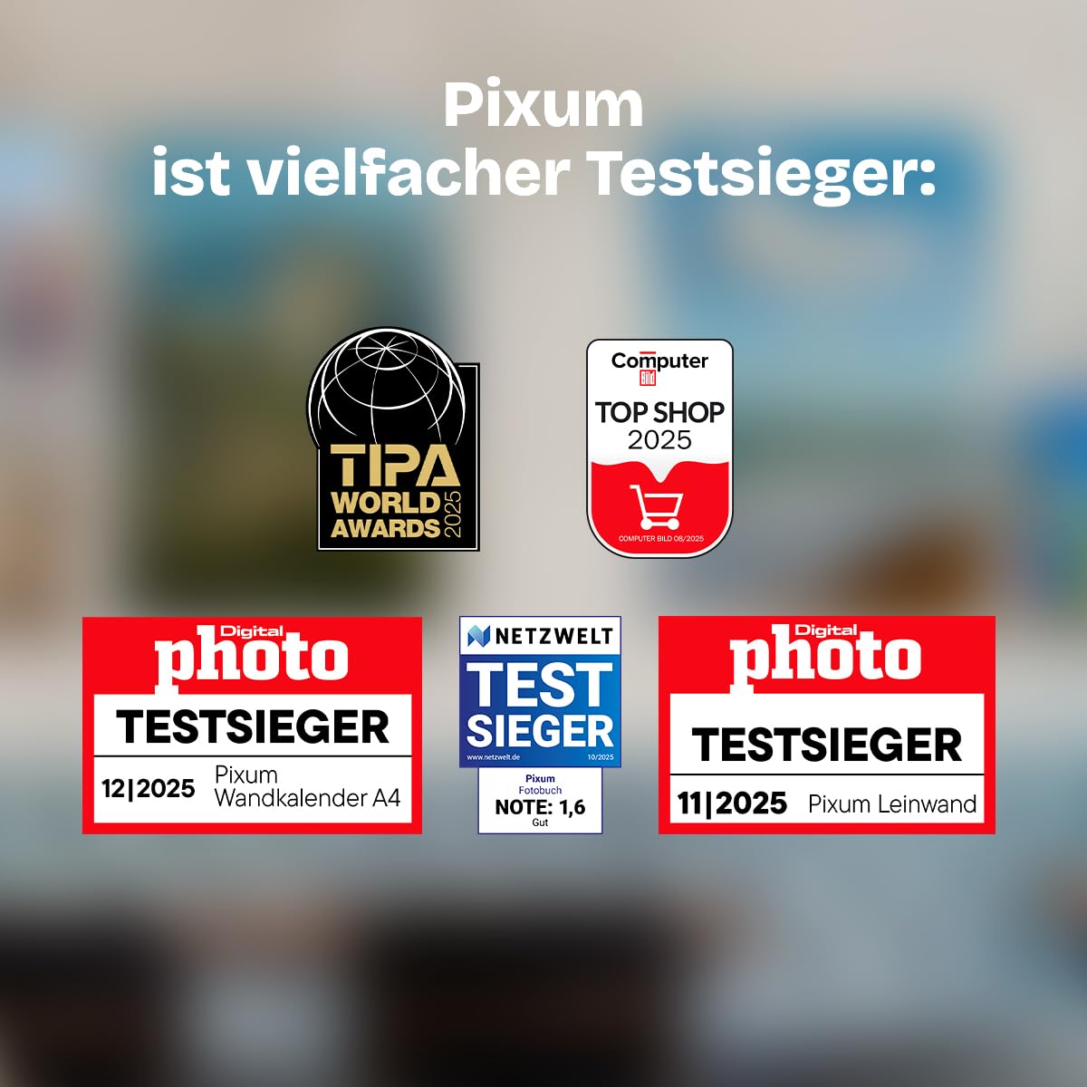 Pixum Bild im Rahmen Poster Silber 60x40 Querformat
