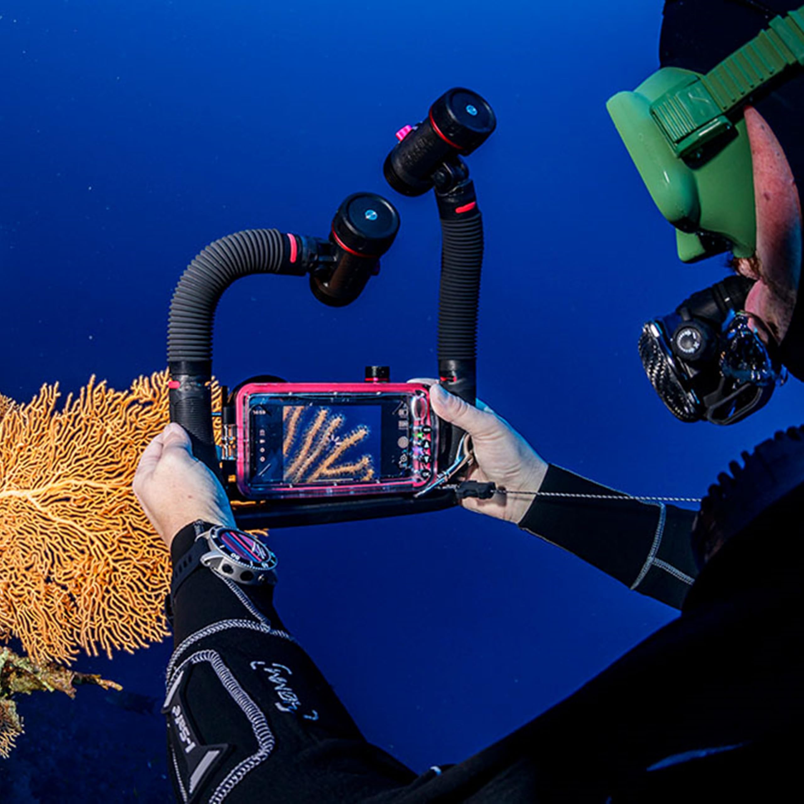 SEA LIFE Sea Dragon Duo 6000 Unterwasser LED Set 2x3000 Lumen