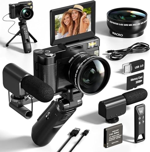 NBD Digital Camera V01 Digitalkamera 4K 48MP WiFi Flipscreen