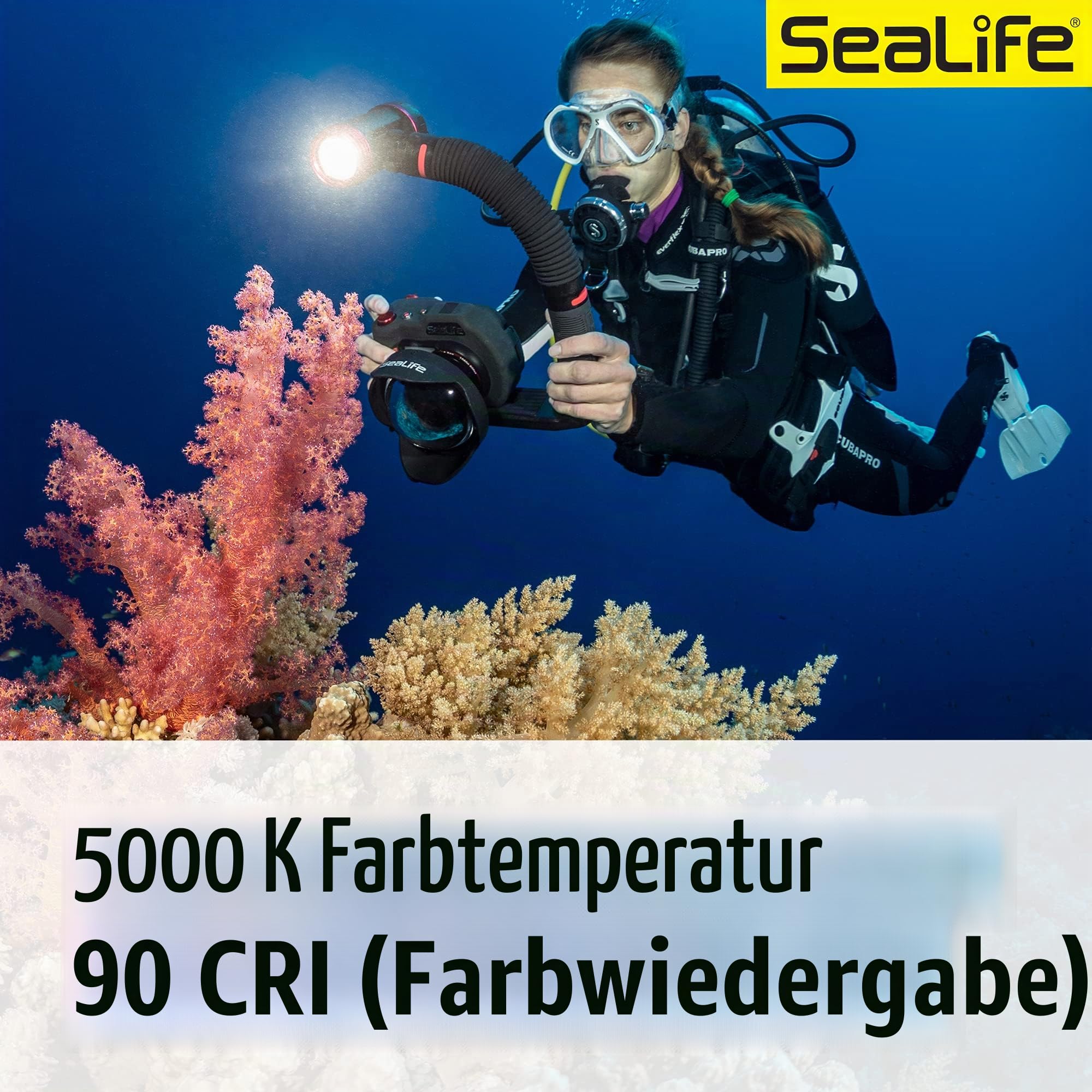 SeaLife Sea Dragon 2500 Tauchlampe SL671 Licht-Kit 60m