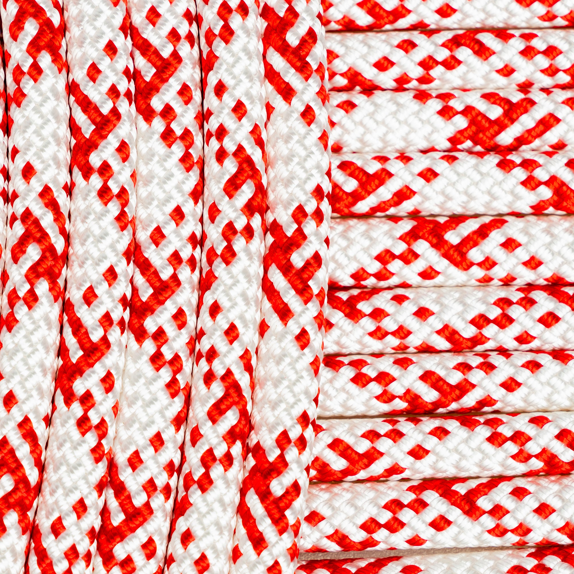 COOPH Koi Kameragurt Rot-Weiß 100 cm Leder