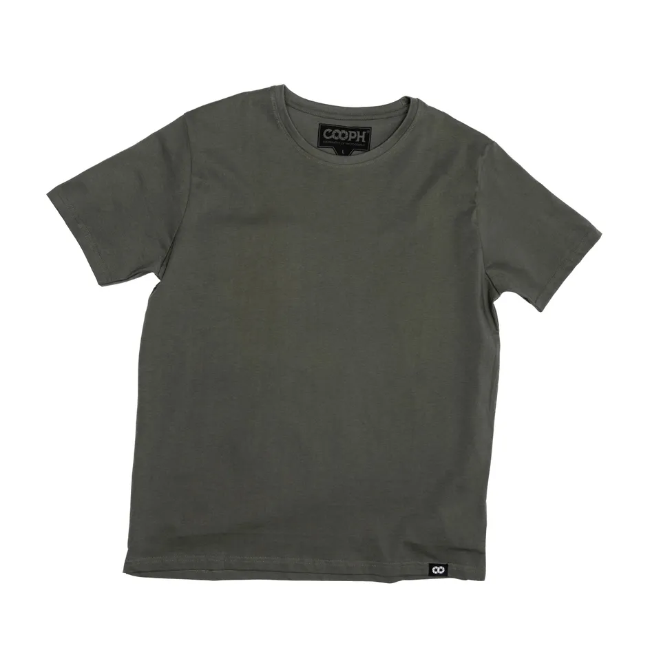 COOPH Basic T-Shirt Weiß S Bio-Baumwolle
