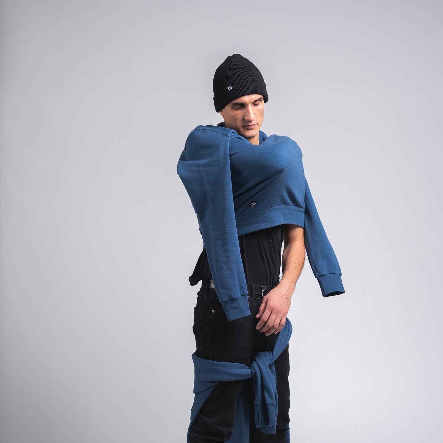 COOPH Roam Sweater Pullover Off Navy aus Bio-Baumwolle