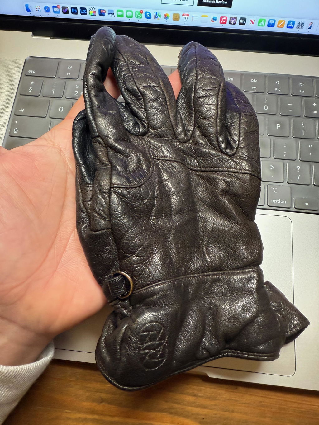 COOPH Original Photo Glove Fotohandschuhe Schwarz Leder