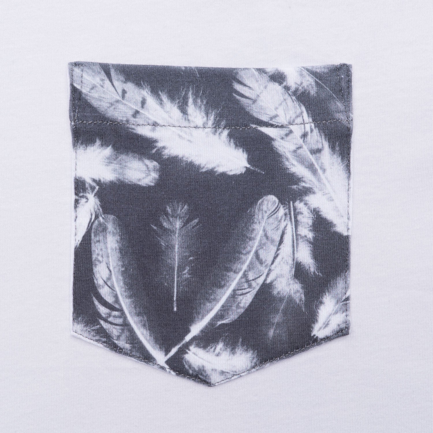 COOPH CYANOTYPE Pocket T-Shirt Herren Mikrofaser-Tasche