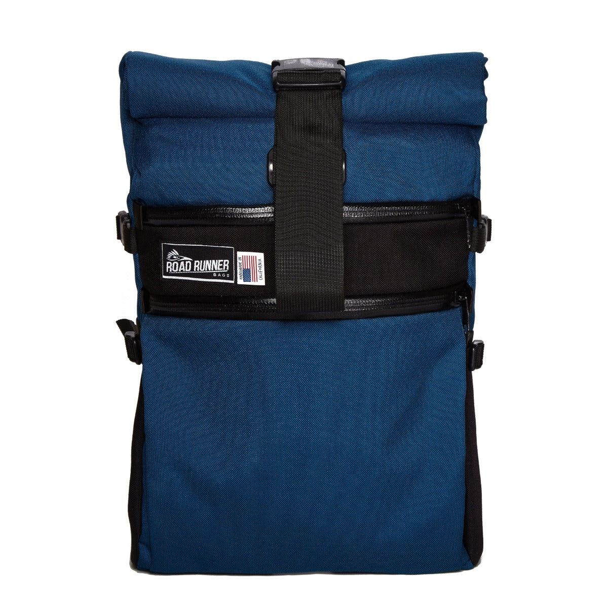Road Runner Medium Roll Top 22L Rucksack Black Cordura