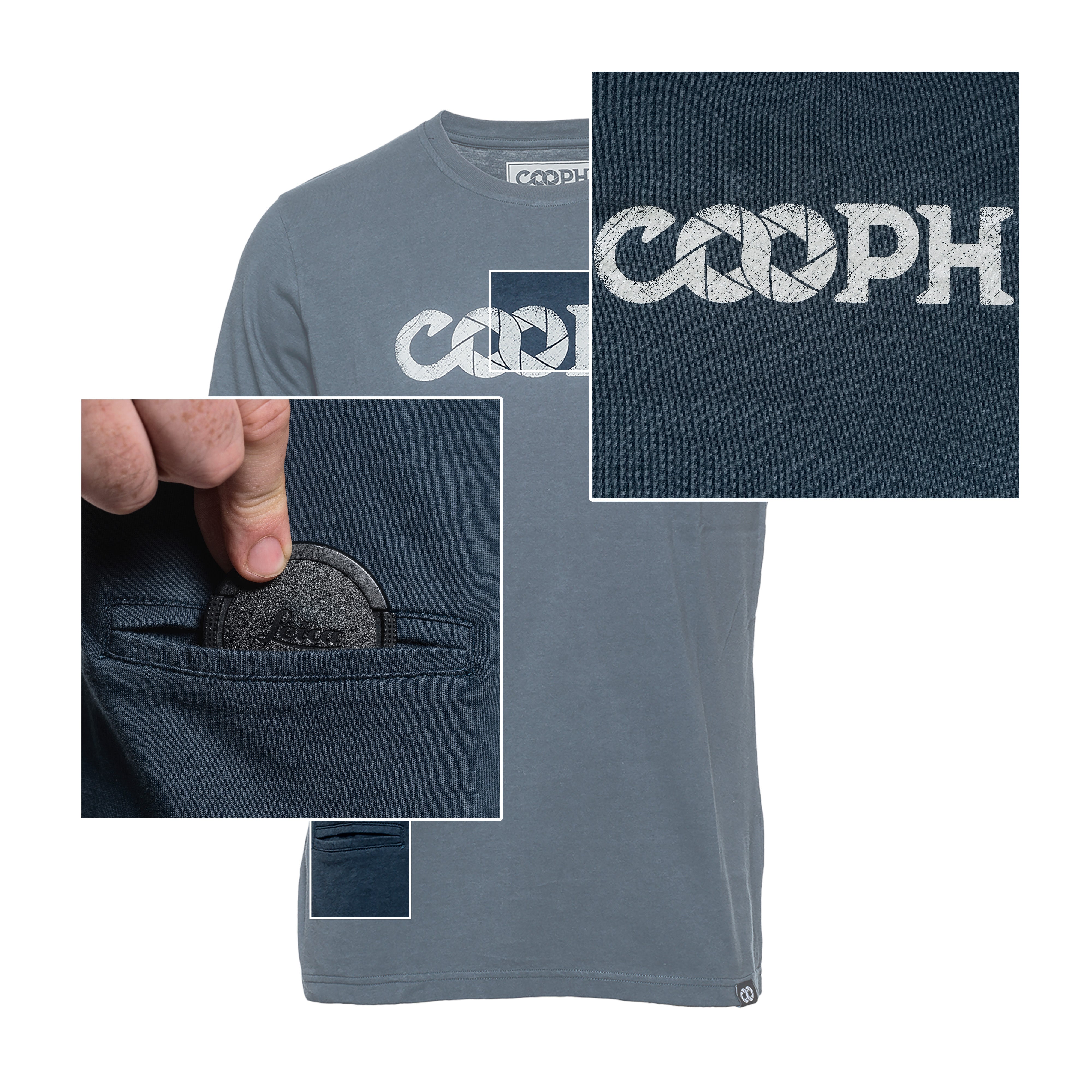 COOPH OBJECTIFYER T-Shirt Dark Military L Baumwolle