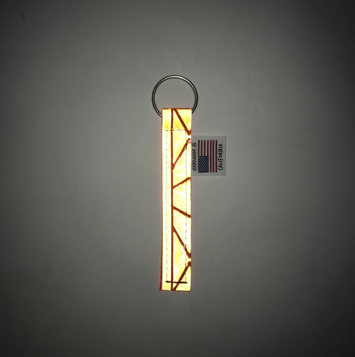 Road Runner Reflective Keychain Schlüsselanhänger Blaze Orange