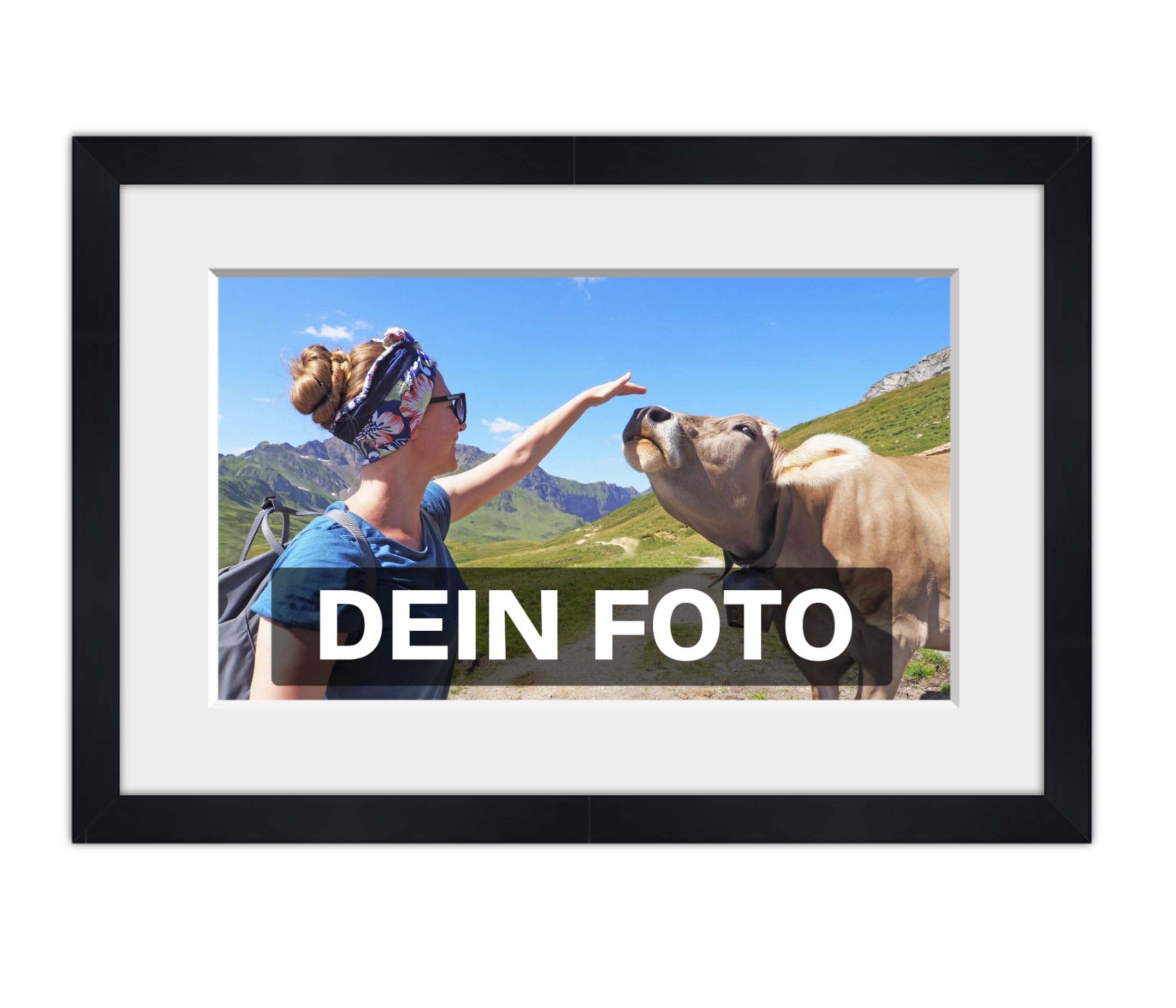 Pixum Bild im Rahmen Poster Eiche 30x20 Hochformat