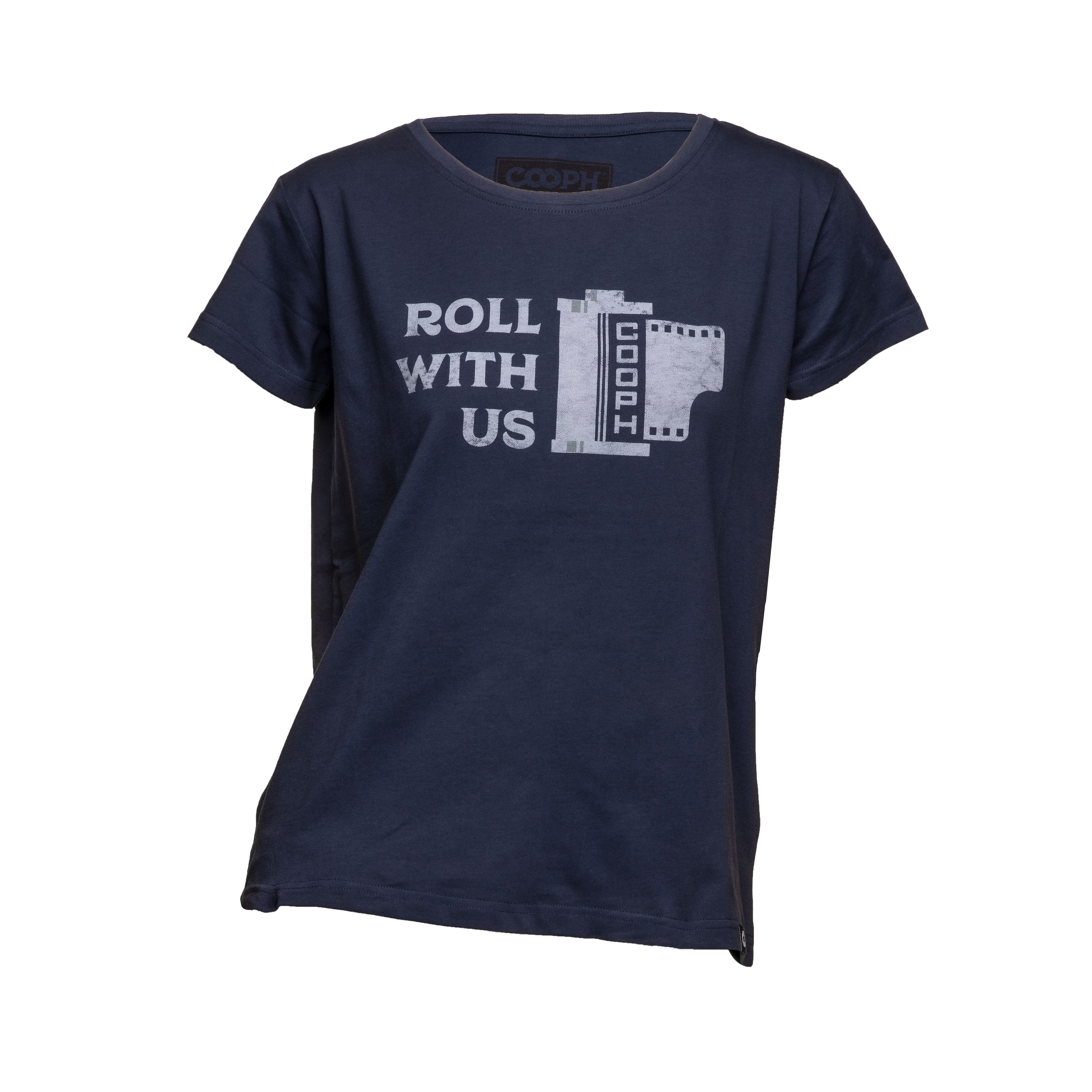 COOPH ROLL WITH US T-Shirt Größe M Print schwarz